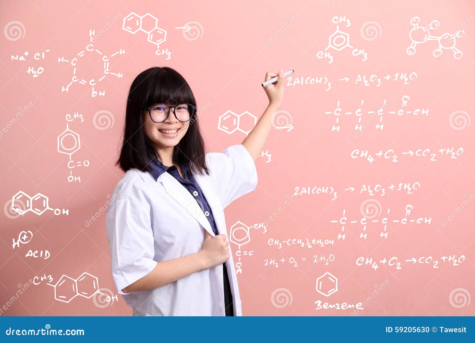 Man pretending to be teenage girl online, illustration - Stock Image -  C039/9065 - Science Photo Library