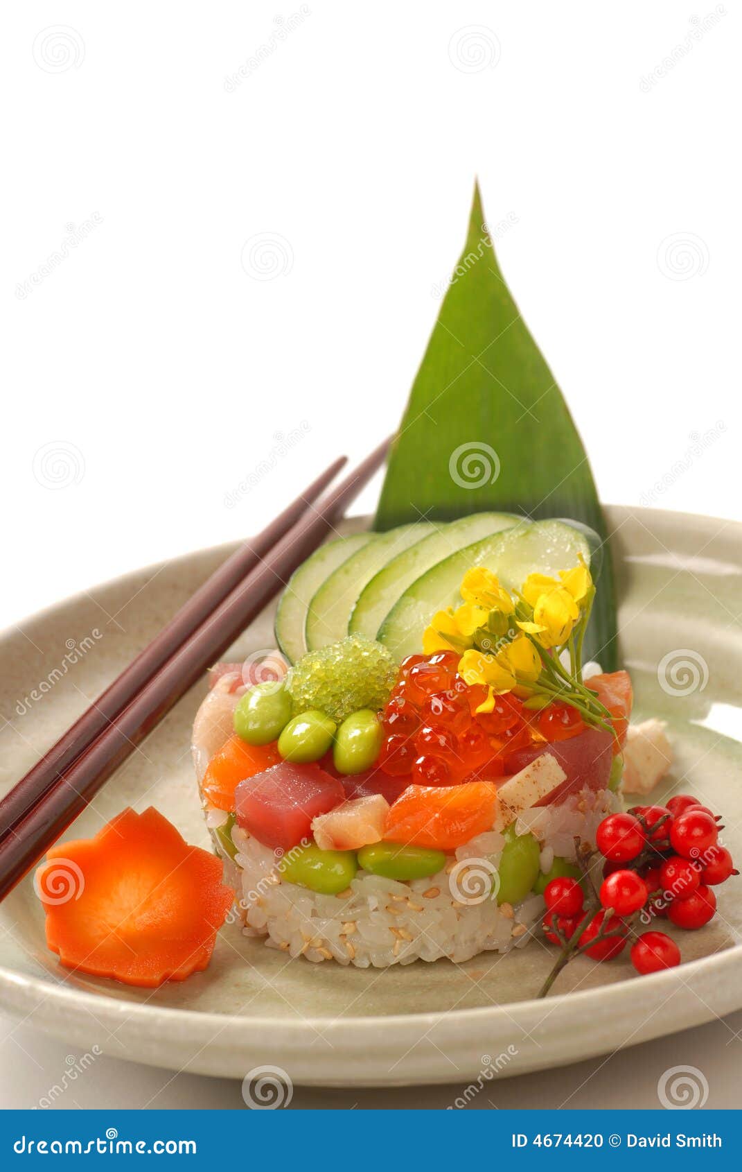Asian Seafood Appetizer with Fresh Vegetables Stock Photo Image of