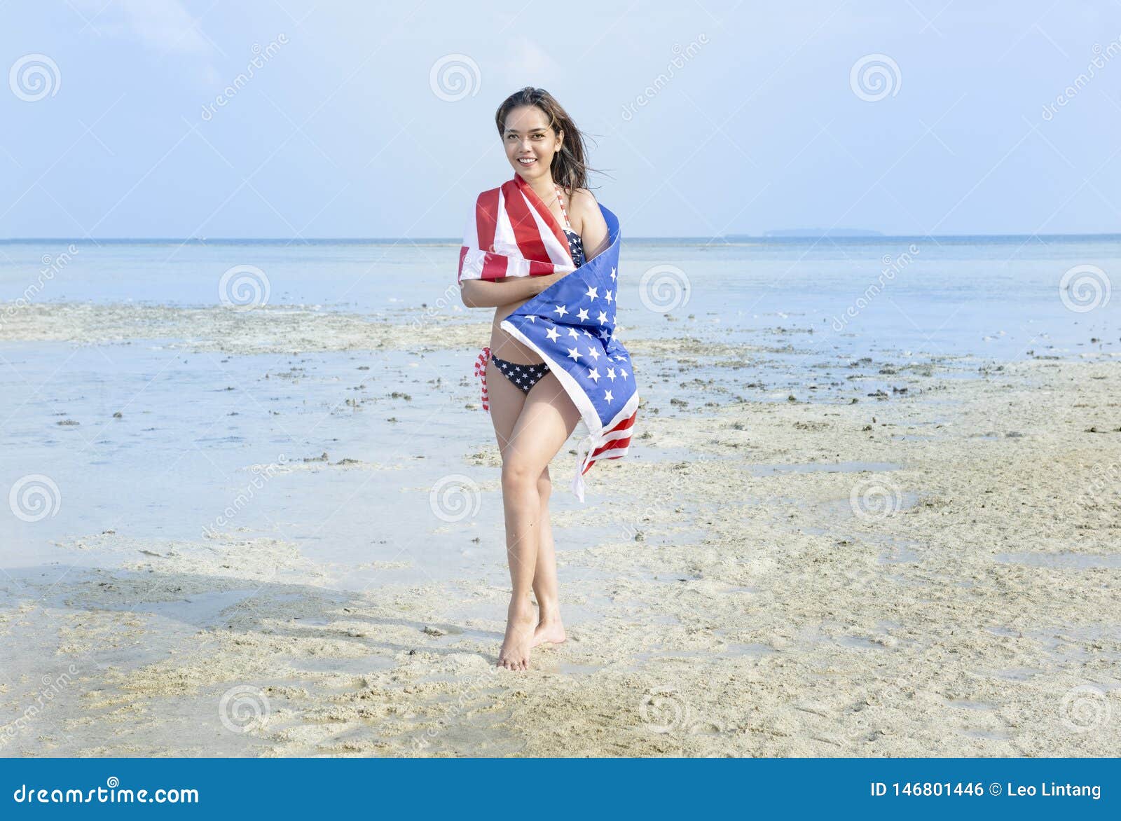 His and hers american bikini