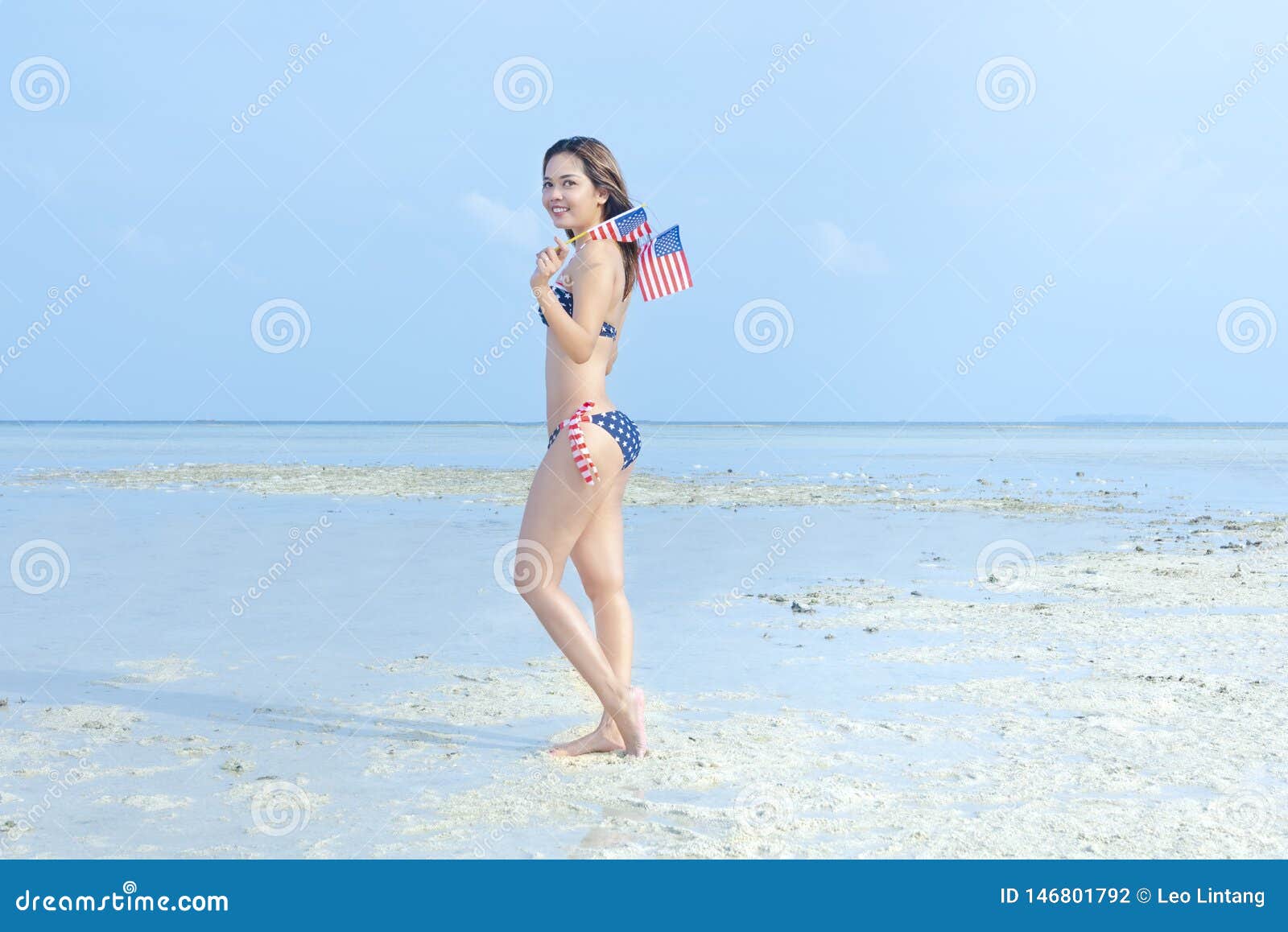 931 Pretty Little Girl Bikini Stock Photos