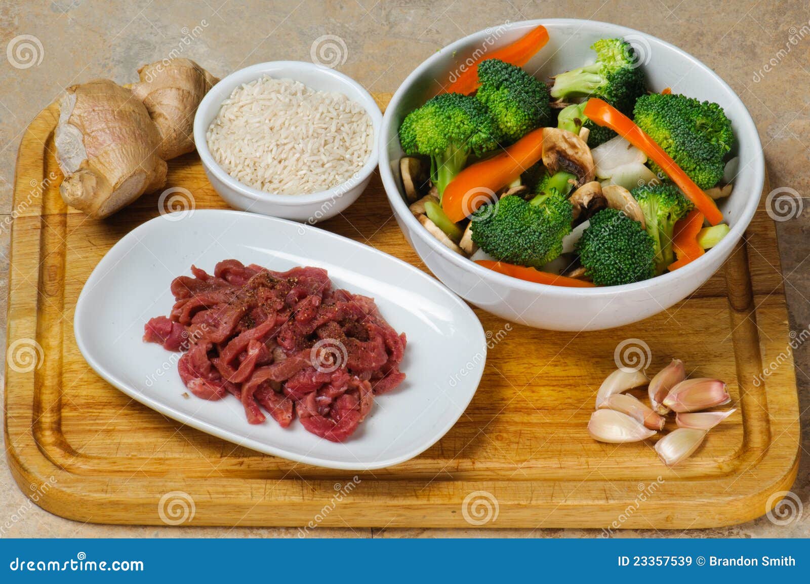 Asian Stir-Fry Ingredients stock image. Image of cuisine - 23357539