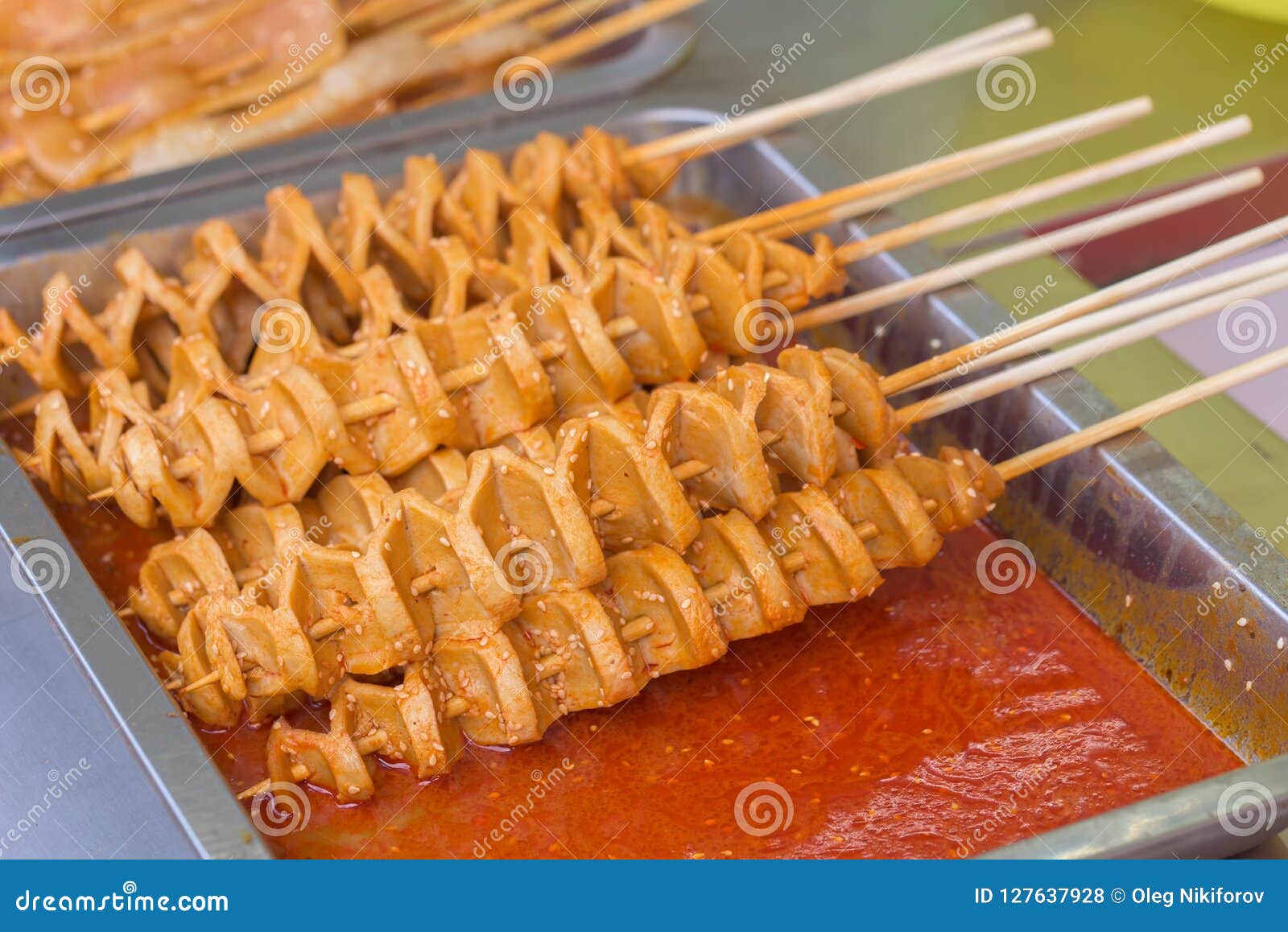 Asian street food stock photo. Image of streetfood, street - 127637928