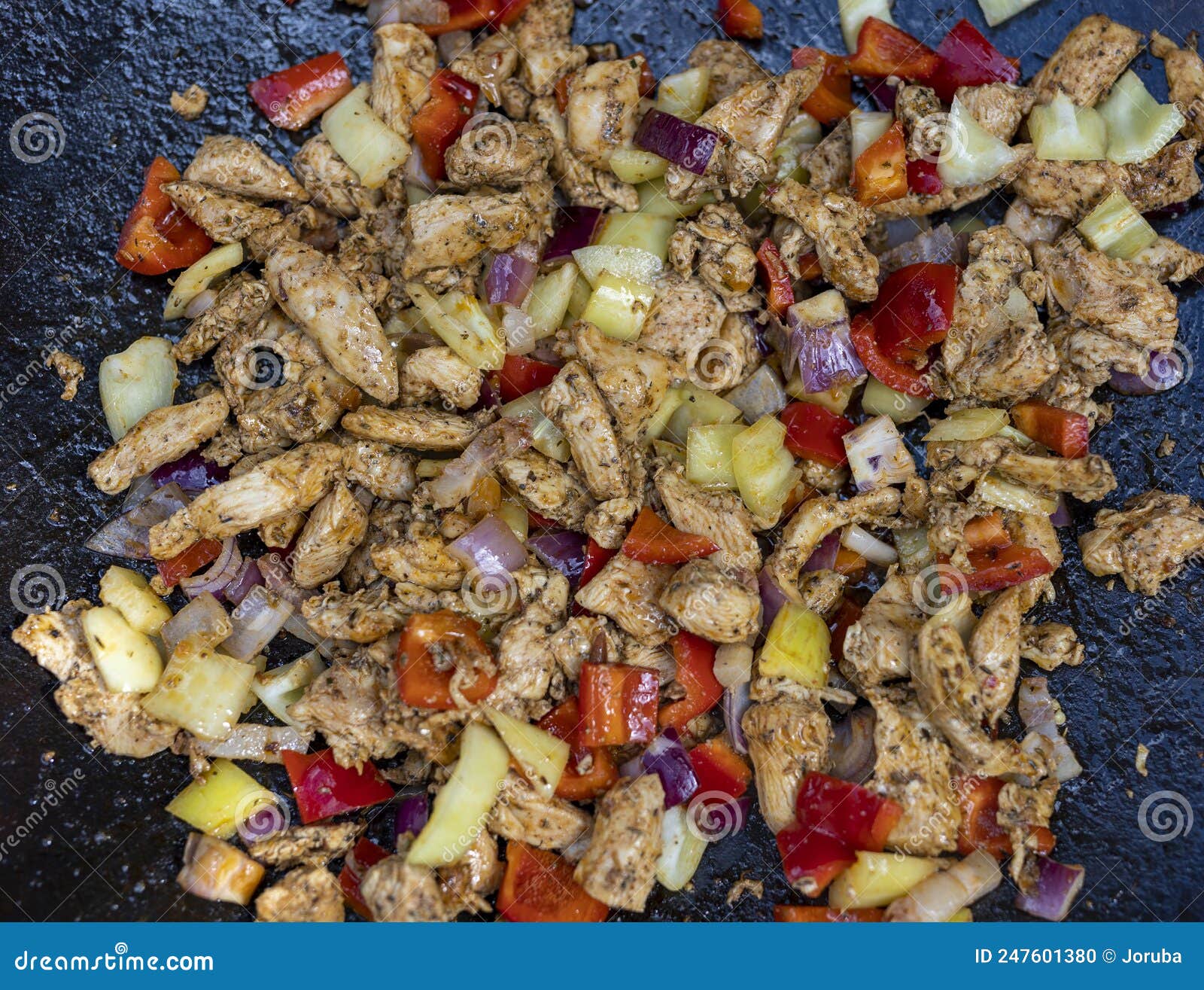 Asian Street Food Made from Meat and Vegetables Stock Photo - Image of