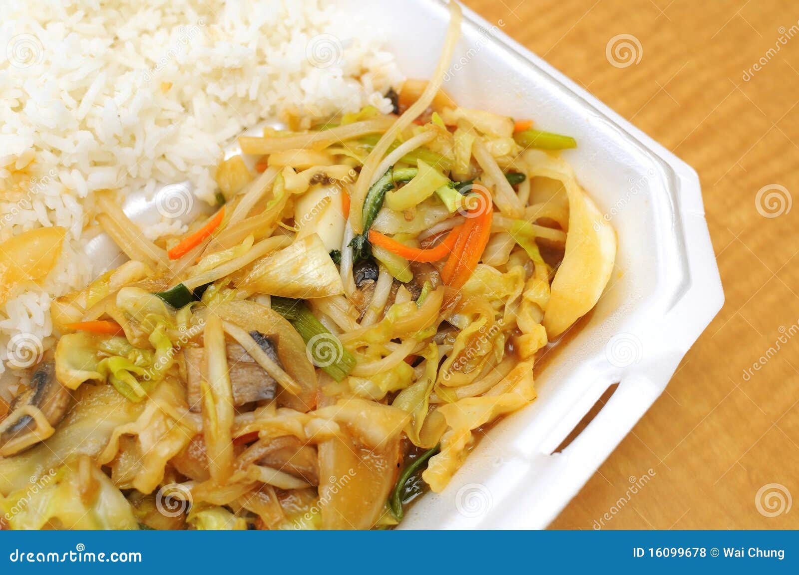 Asian Style Mixed Vegetable Set Meal Stock Photo Image of meal