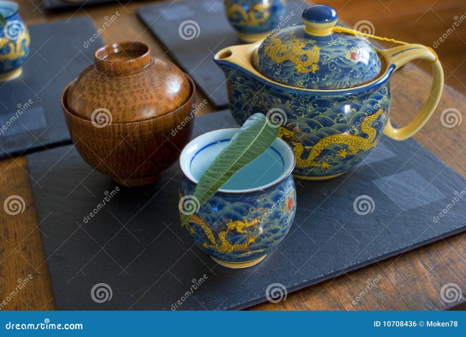 Asian tea set stock photo. Image of porcelain, relaxation 10708436