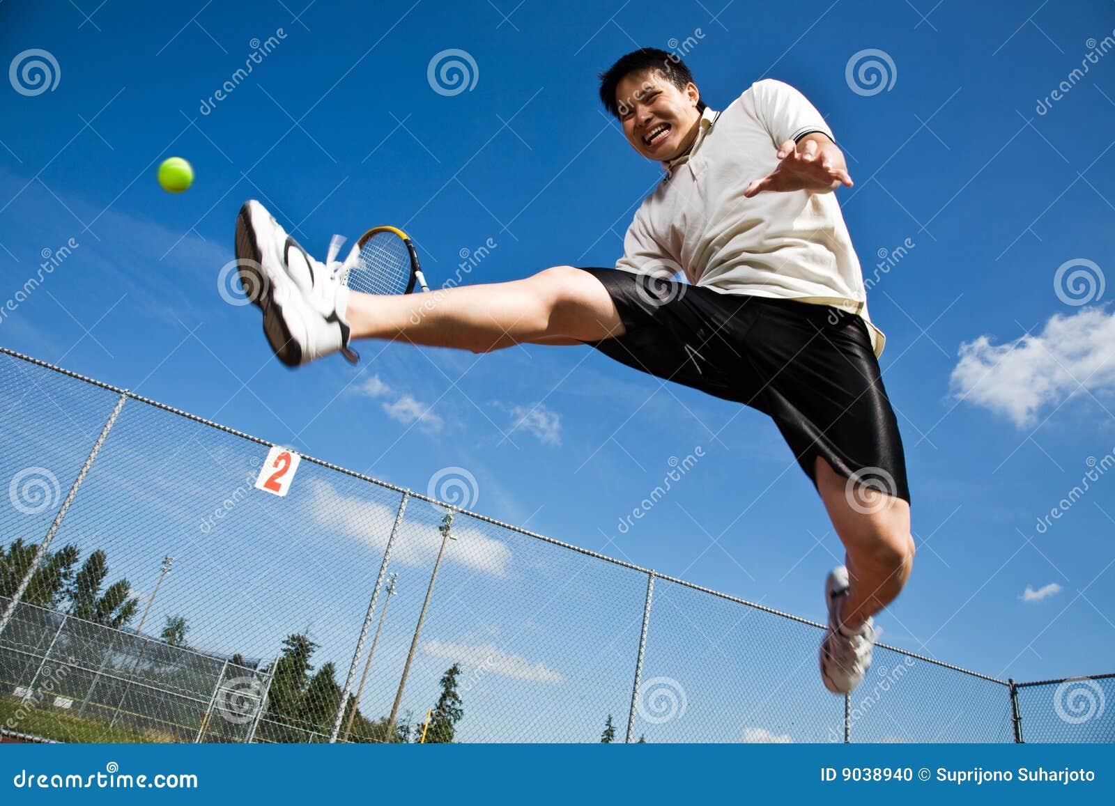 Asian tennis player stock photo. Image of health, male - 9038940