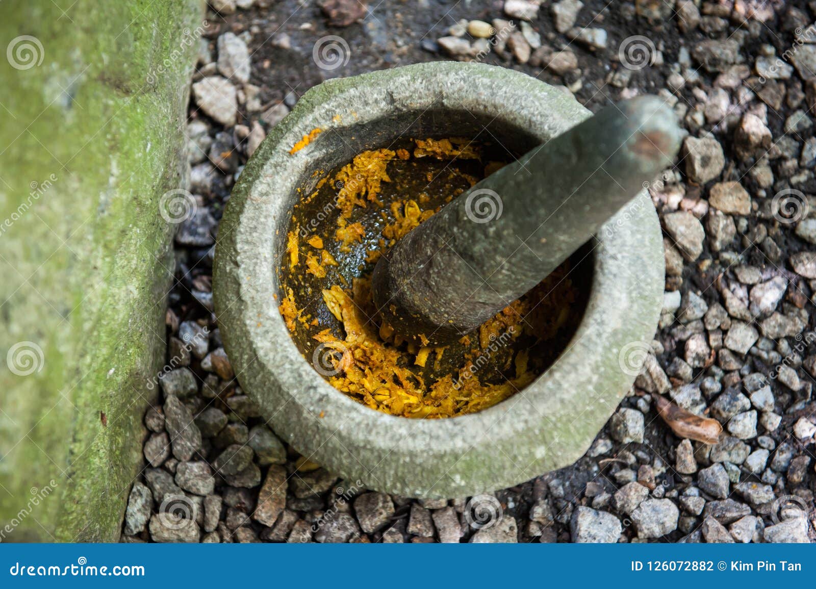 asian traditional ingredient grindstone