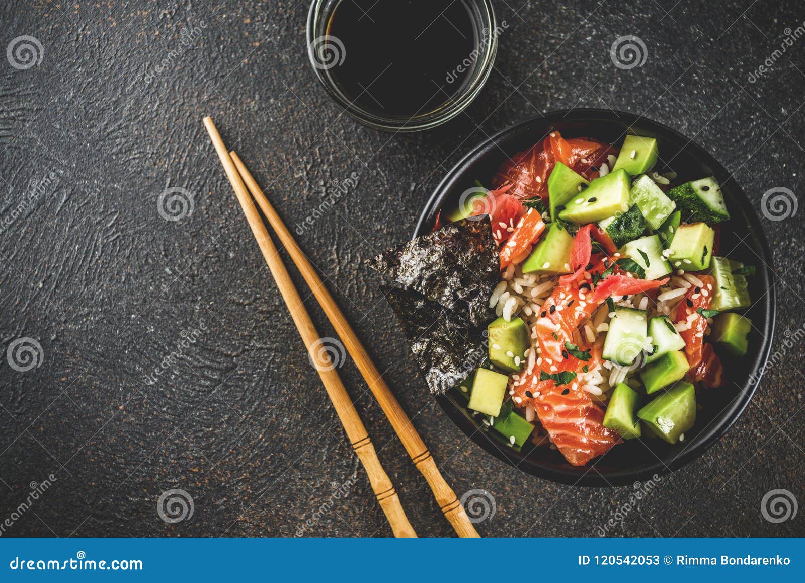 sushi poke bowl