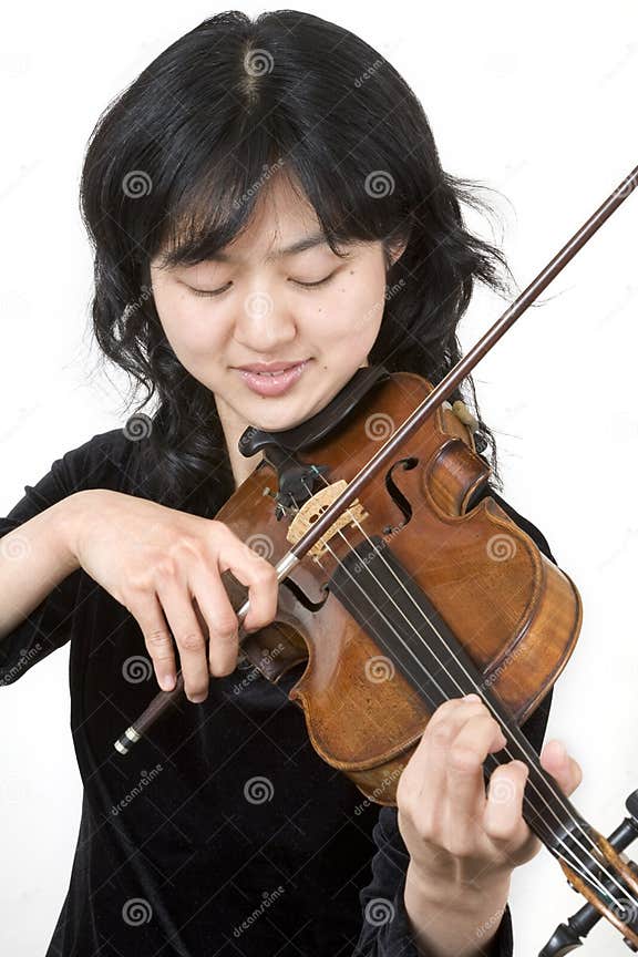 Asian violinist 3 stock photo. Image of female, jazz, classical 951592