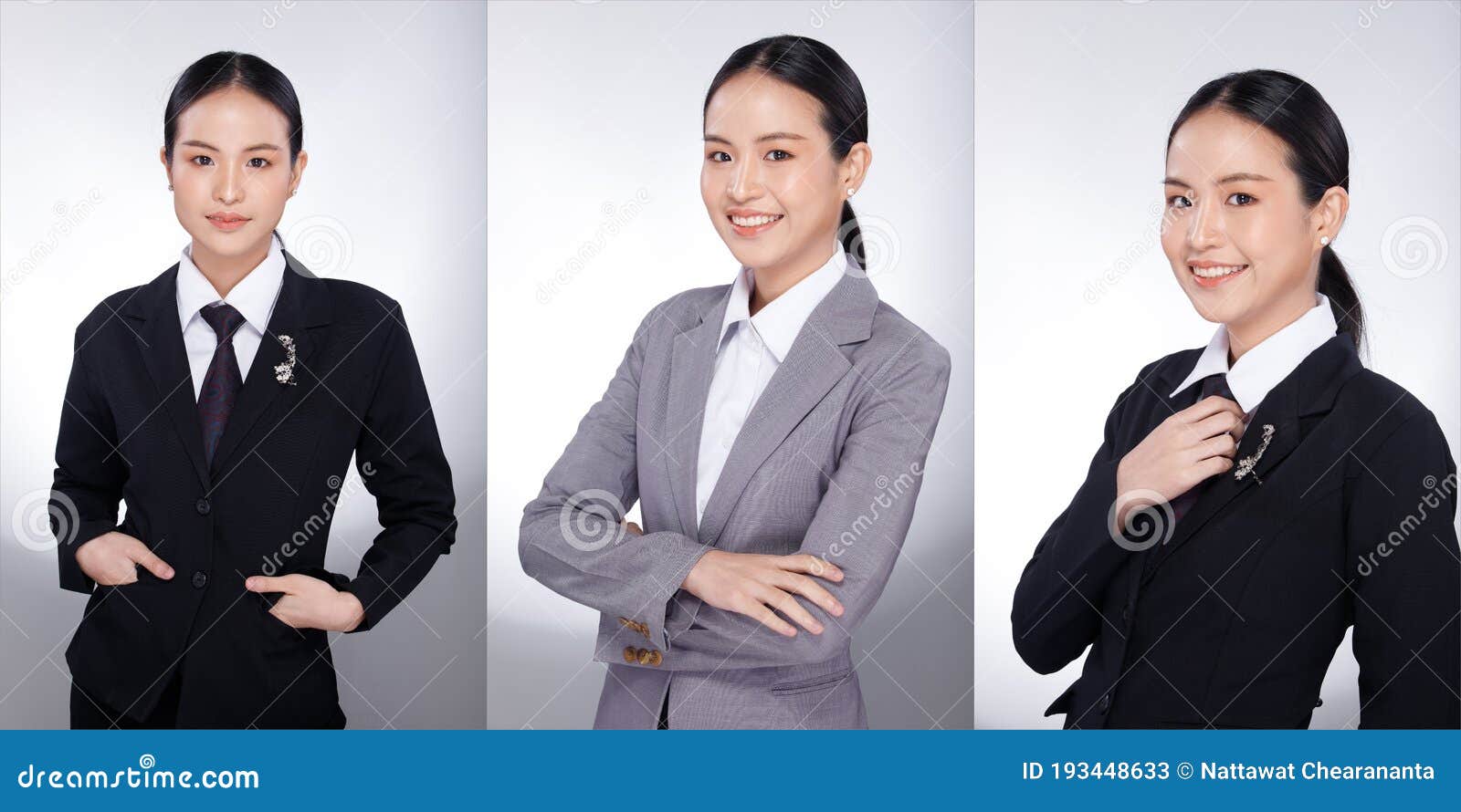 Asian Woman Black Hair Gray Suit Jacket. Office Girl Poses Many Look Stock Image - Image of concept, trainee: 193448633 Asian Woman Black Hair Gray Suit Jacket. Office Girl Poses Many Look Stock Image - Image of concept, trainee: 193448633