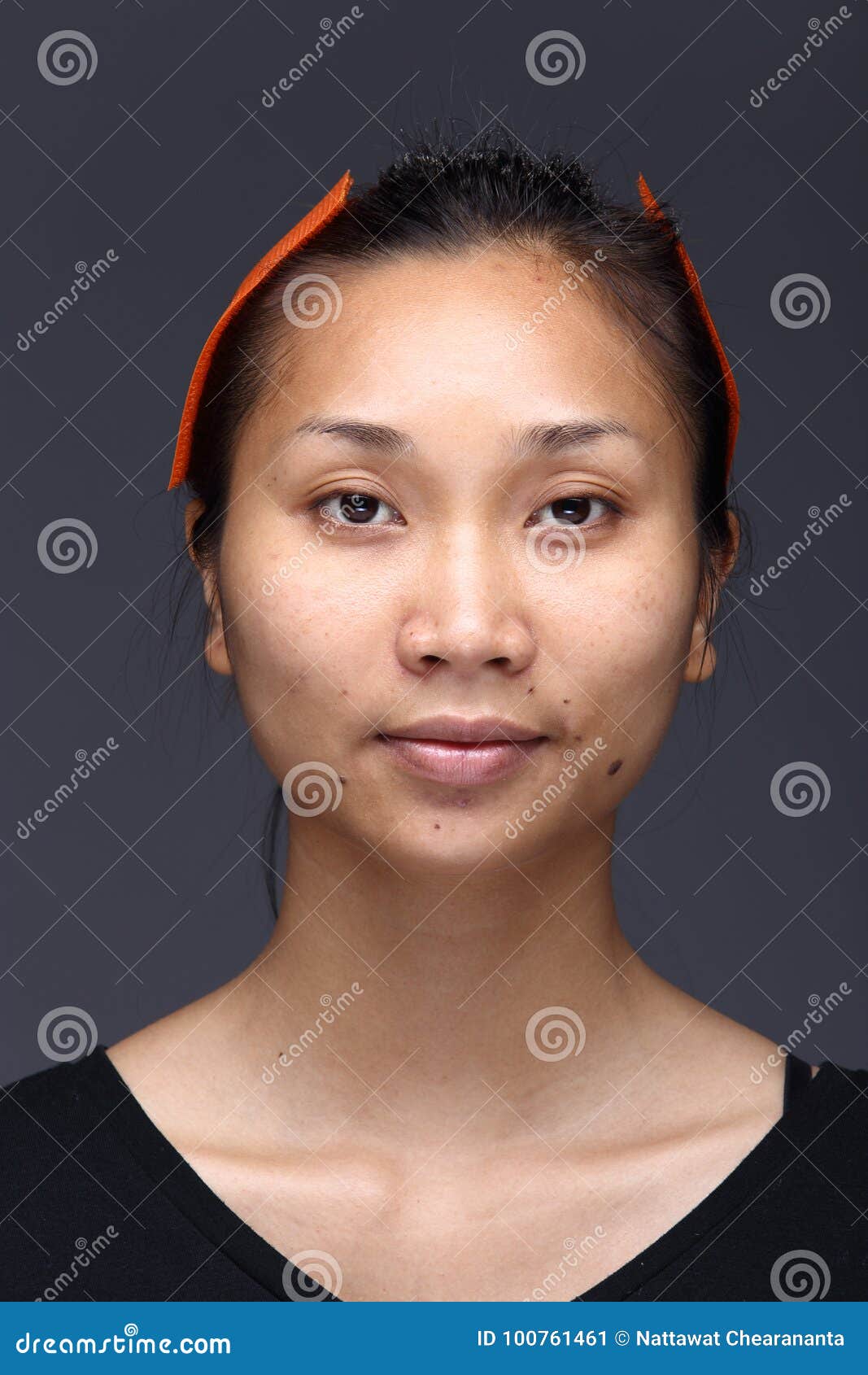 Asian Woman before Make Up Hair Style. No Retouch, Fresh Face Stock Image -  Image of hairstyle, asia: 100761461