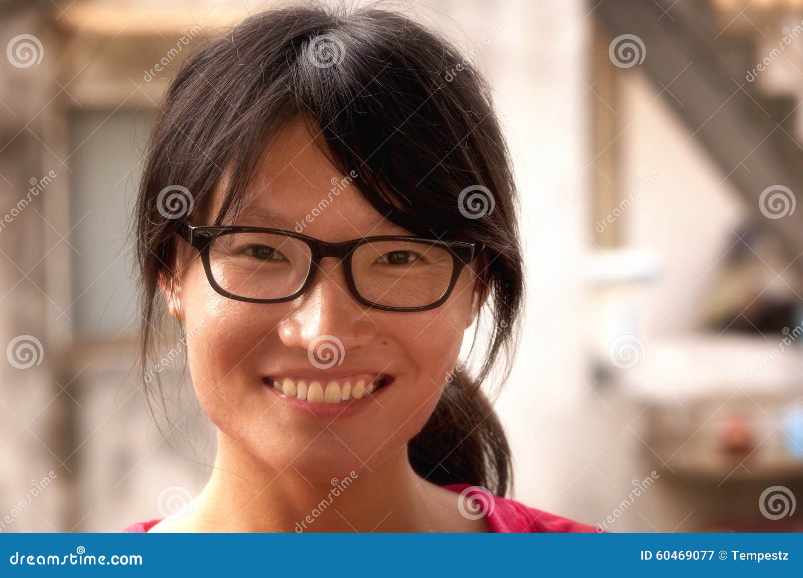 Asian Woman Smiling Stock Image Image Of Woman Chinese 60469