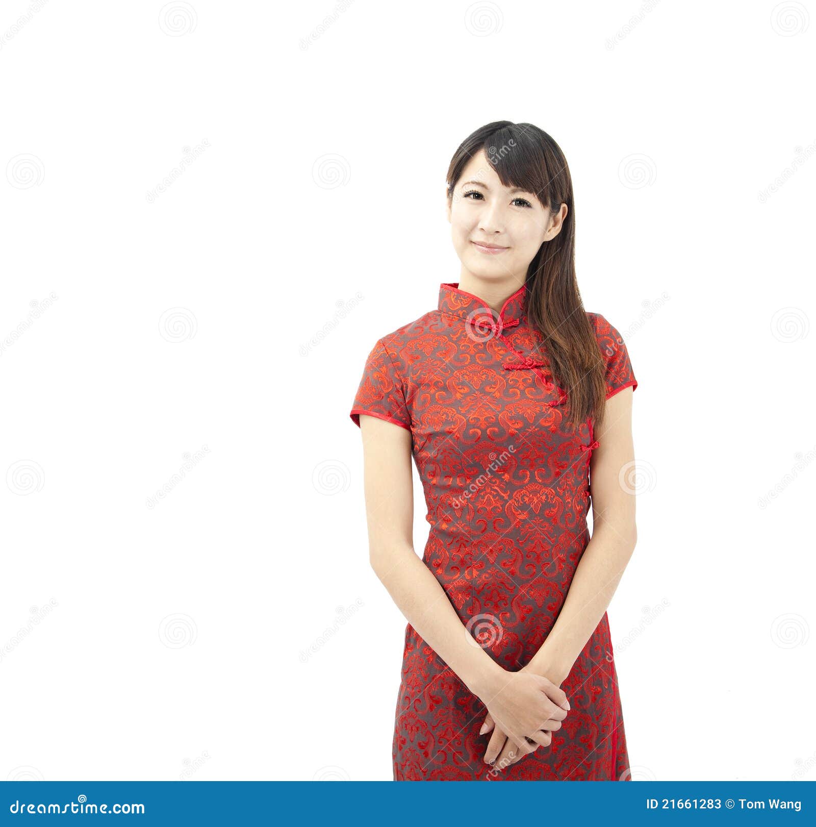 asian woman and traditional clothing cheongsam