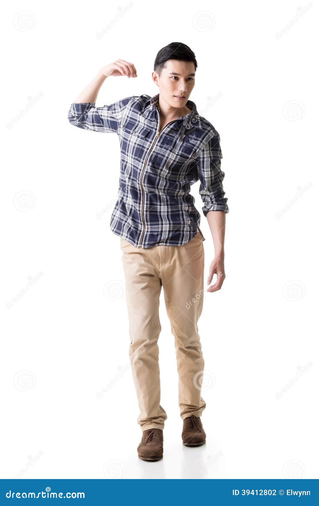 Asian Young Guy Carry or Take Something Stock Photo - Image of fresh
