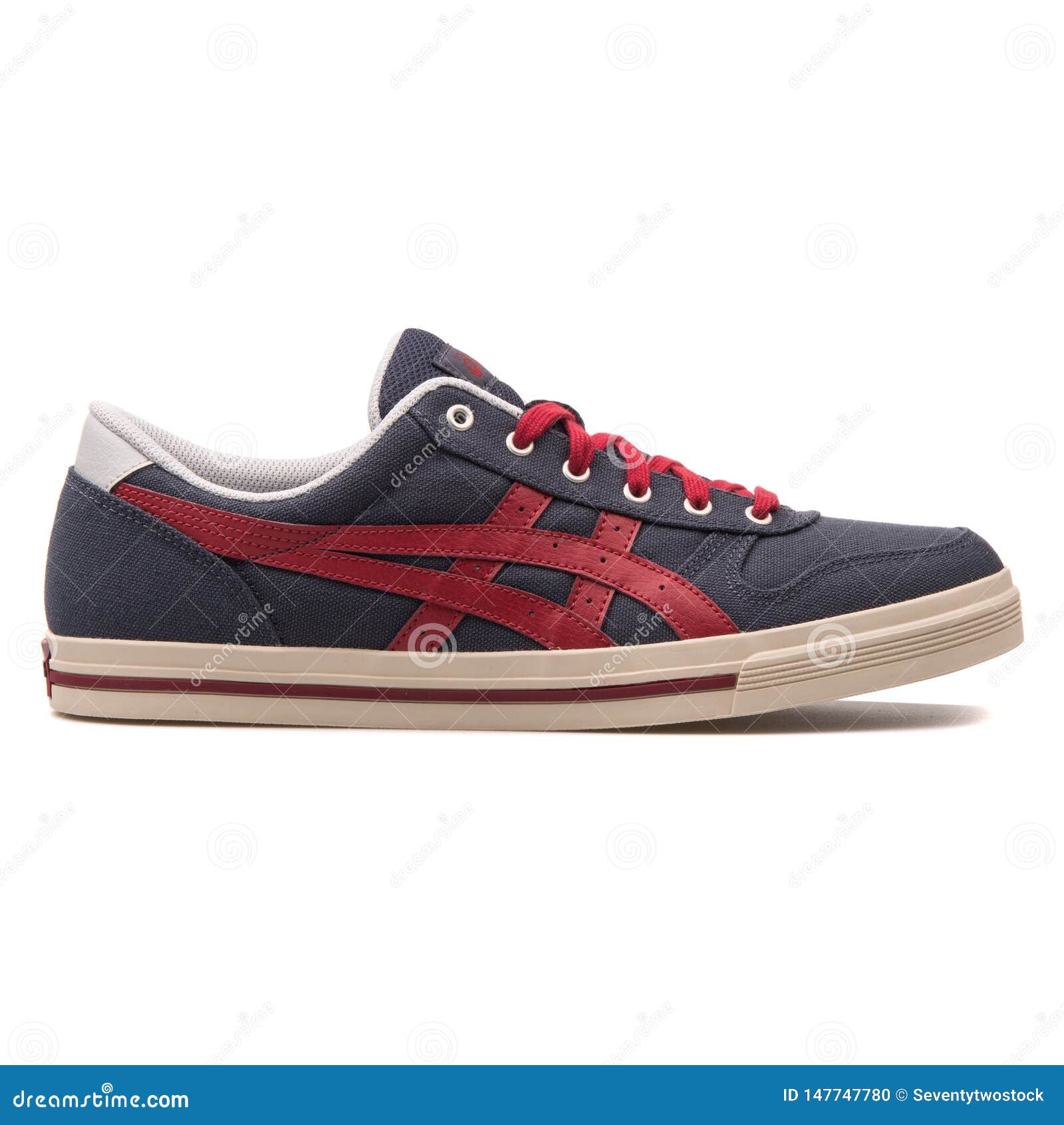 Asics Dark Blue and Burgundy Editorial Image - Image of laces, fitness: 147747780