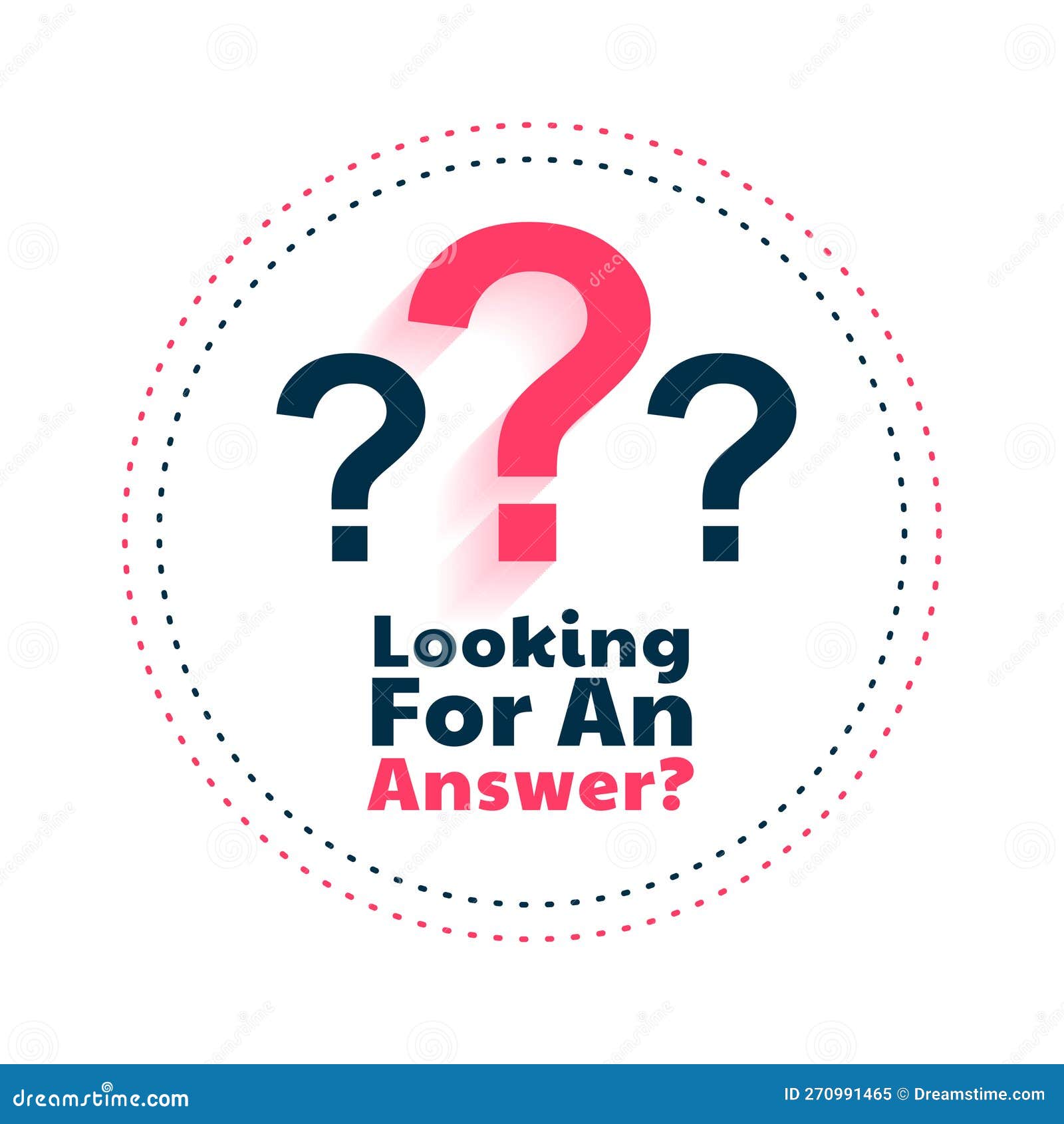 Ask and Answer a Doubt Clearing Question Mark Background Stock ...