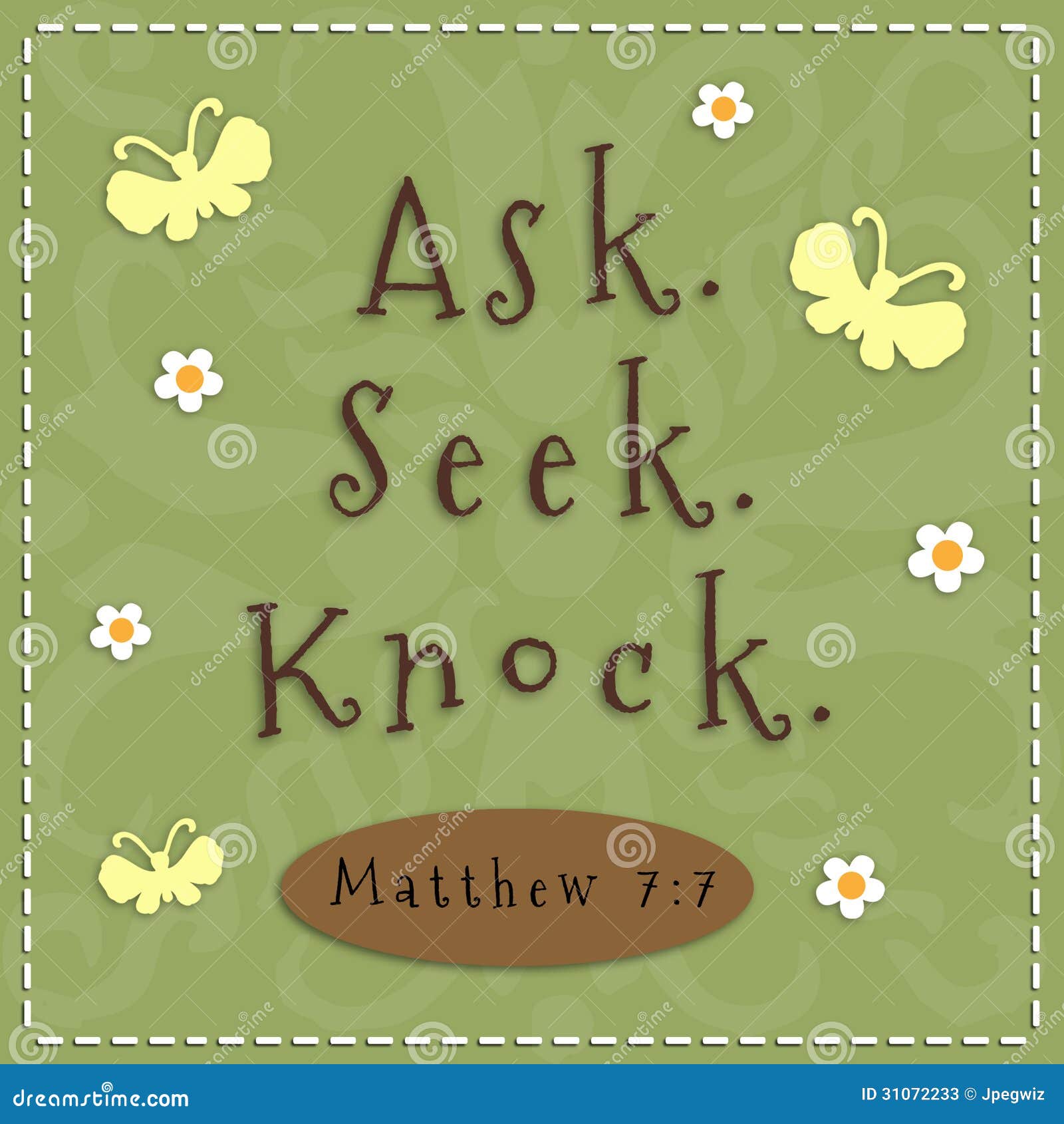 ask, seek, knock