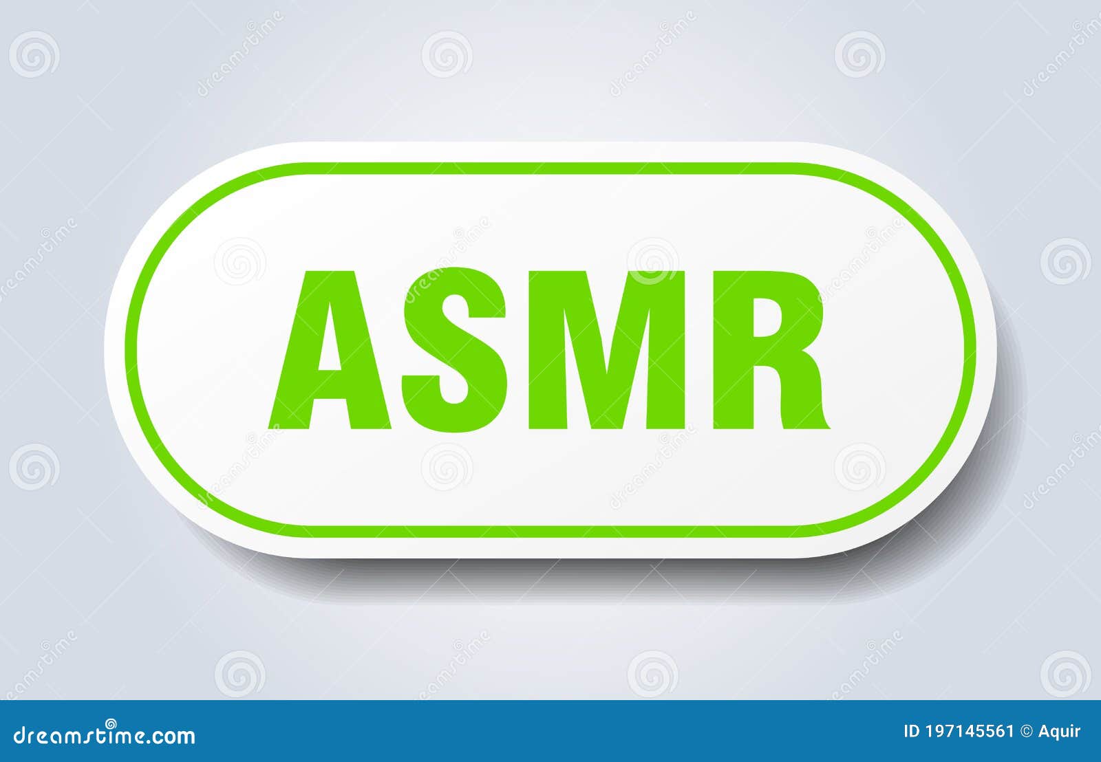 Asmr Sign. Asmr Grunge Stamp. Vector Illustration | CartoonDealer.com ...