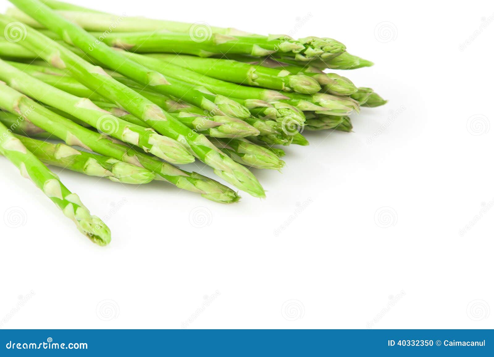 Asparagus Bundle on White stock photo. Image of healthcare 40332350