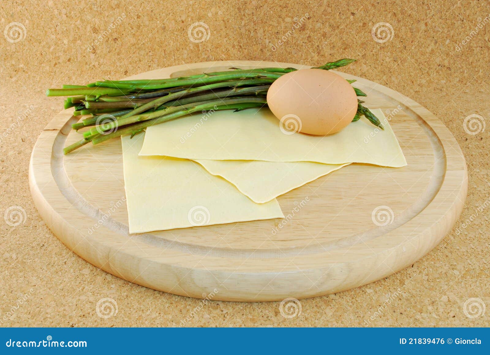 Asparagus with egg noodles stock photo. Image of vitamins 21839476