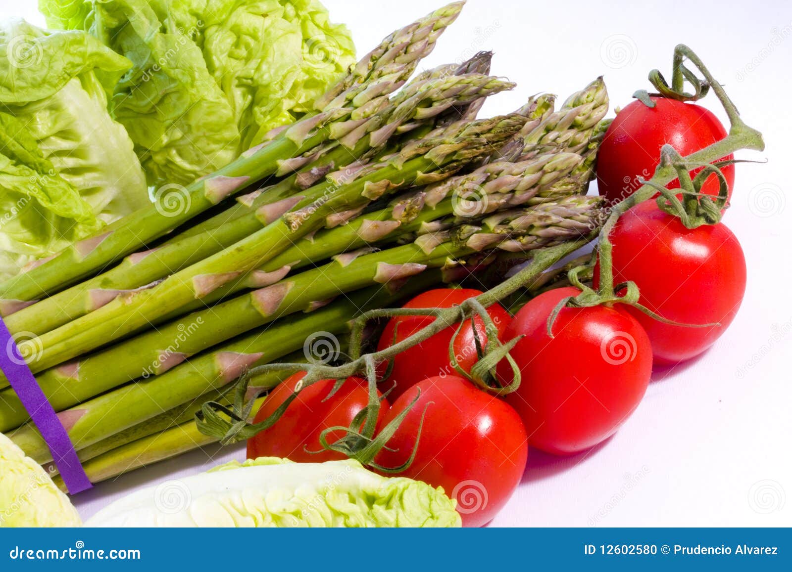 Asparagus, Tomatoes and Lettuce Stock Photo Image of agriculture