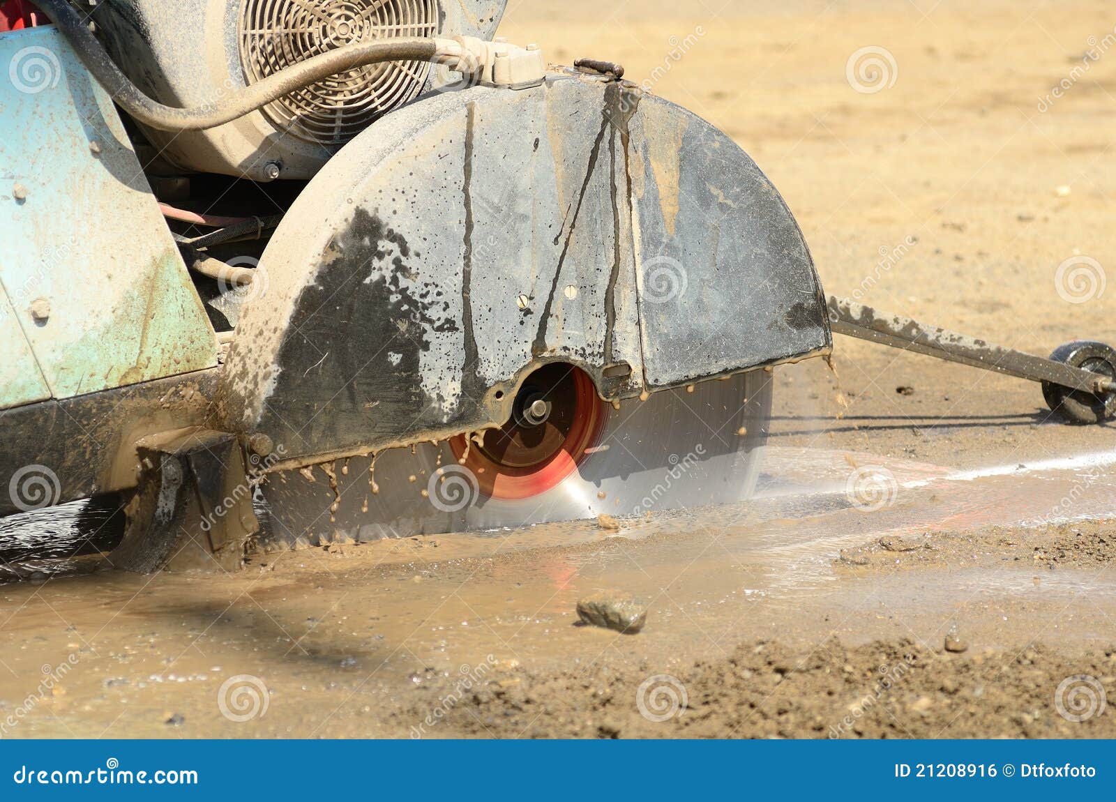 Asphalt Cut stock photo. Image of workplace, tool, worker 21208916