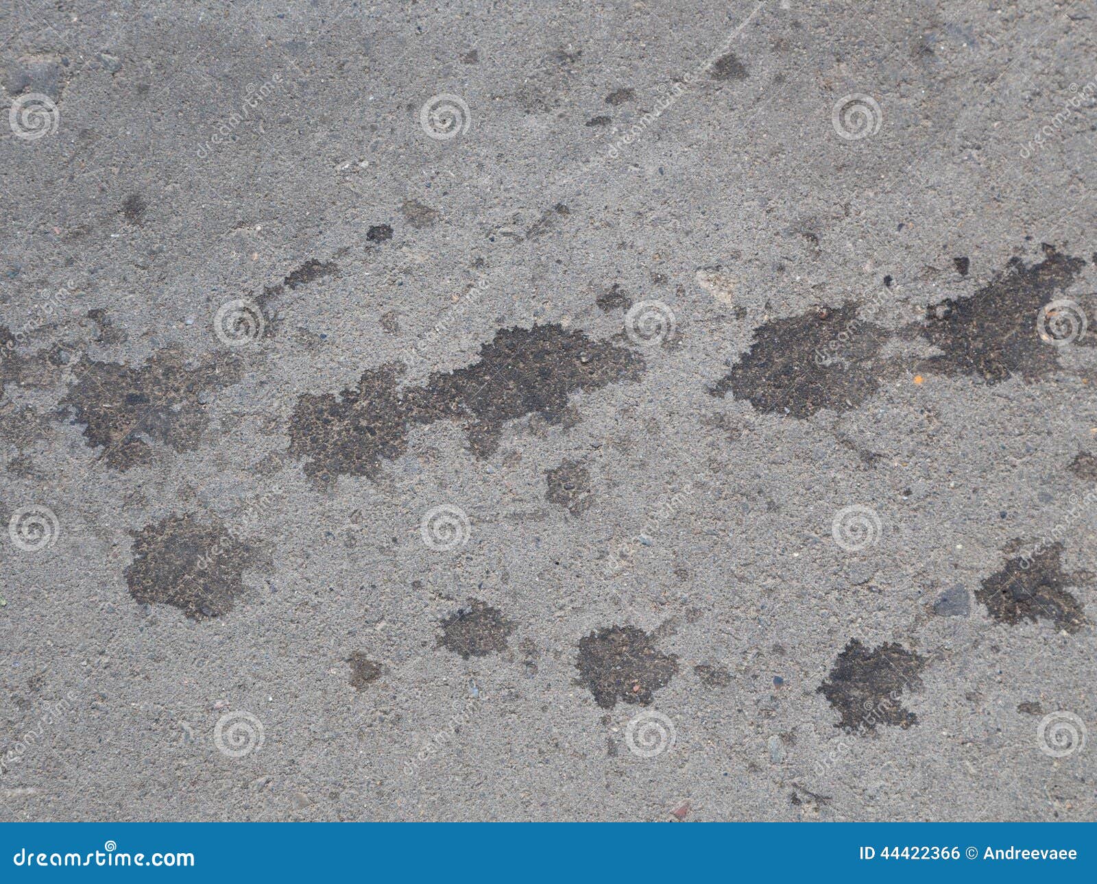 Asphalt with dark spots stock photo. Image of detail 44422366