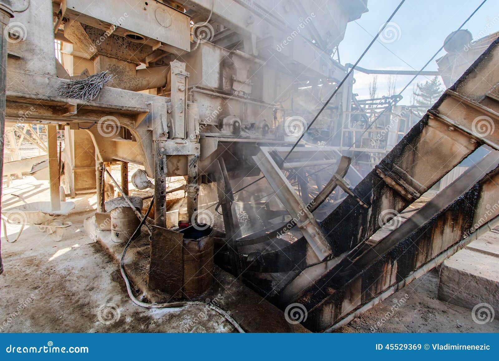 Asphalt Plant stock image. Image of asphalt, container - 45529369