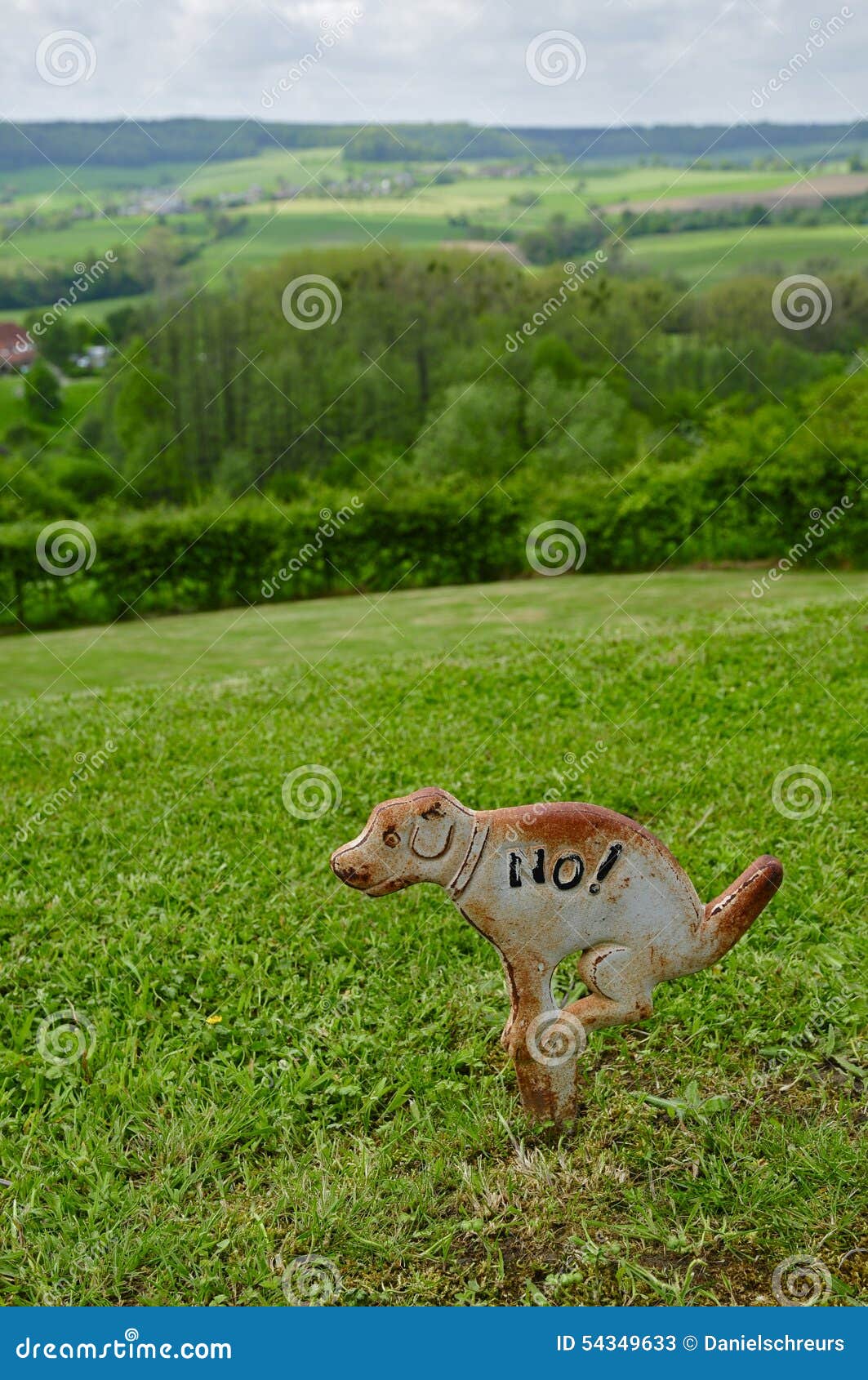 Asphaltieren Sie Kein HundPoopingZeichen Stockbild Bild von poop