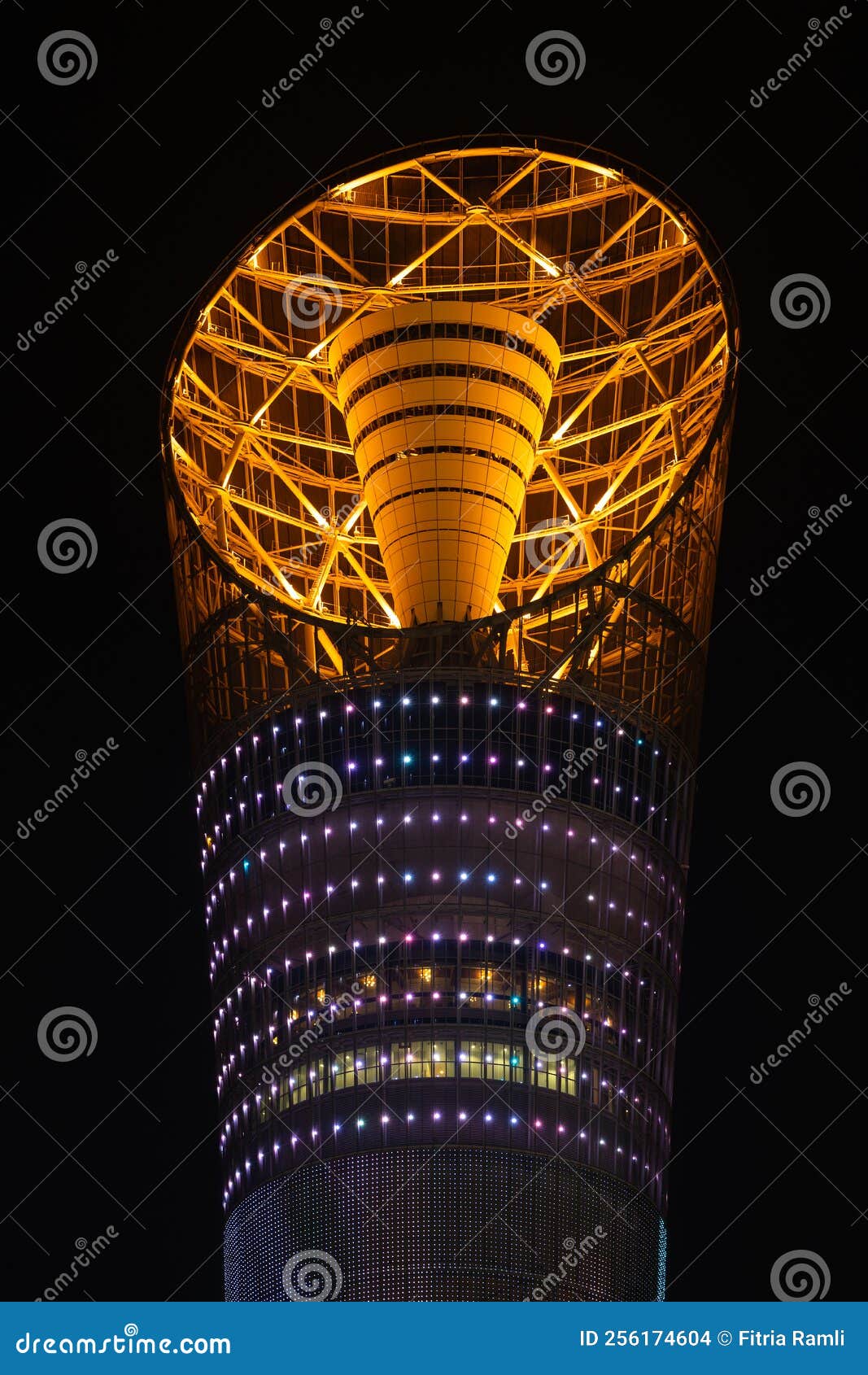 Aspire Tower Also Known As The Torch Doha Qatar Editorial Stock