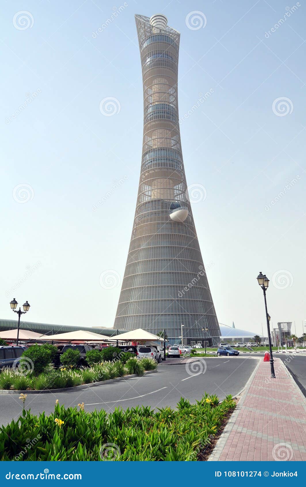 Aspire Tower The Torch Doha Doha Qatar Editorial Stock Image Image