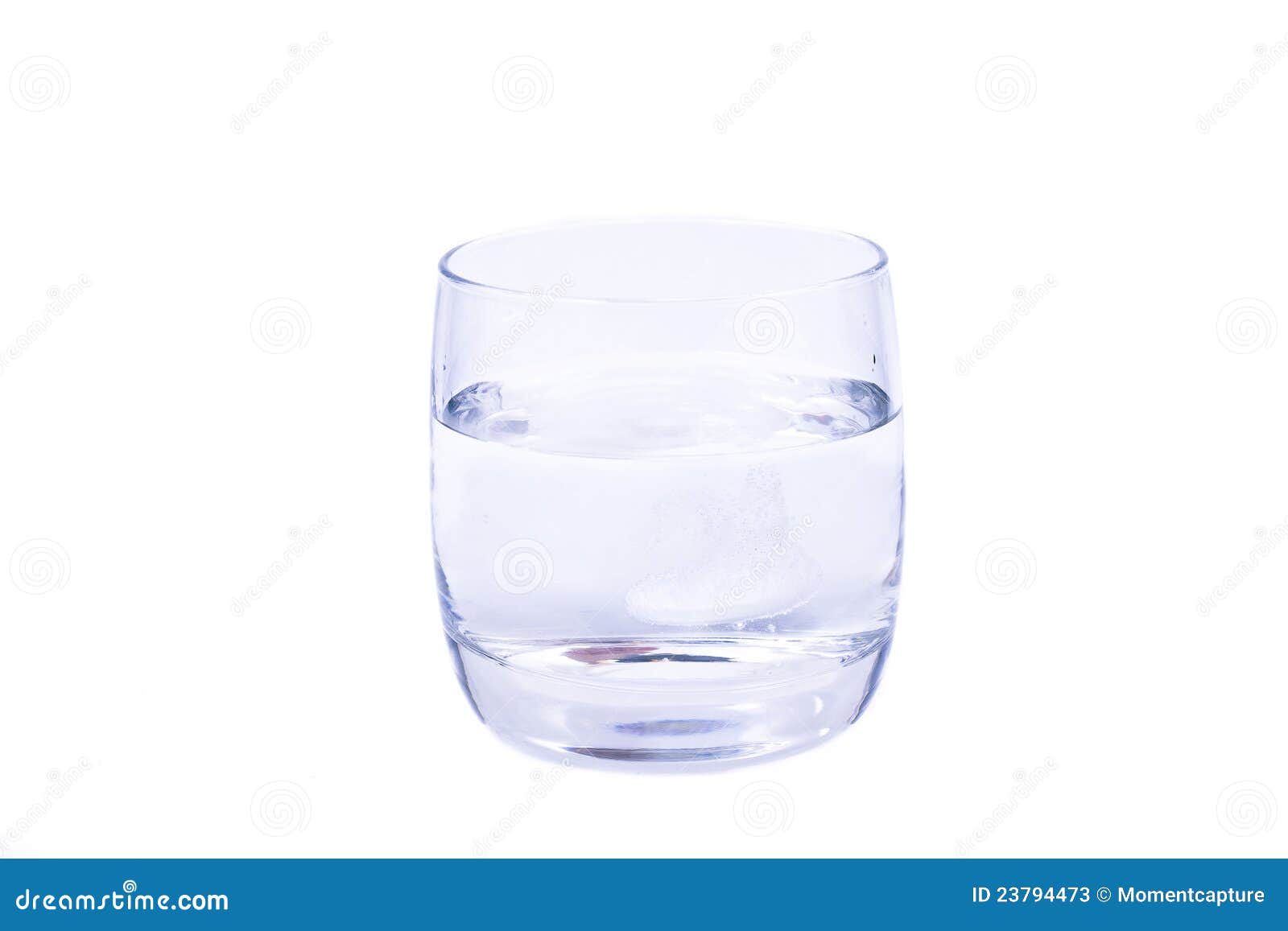 Aspirin Dissolving in the Glass of Water Stock Image Image of capsule, water 23794473