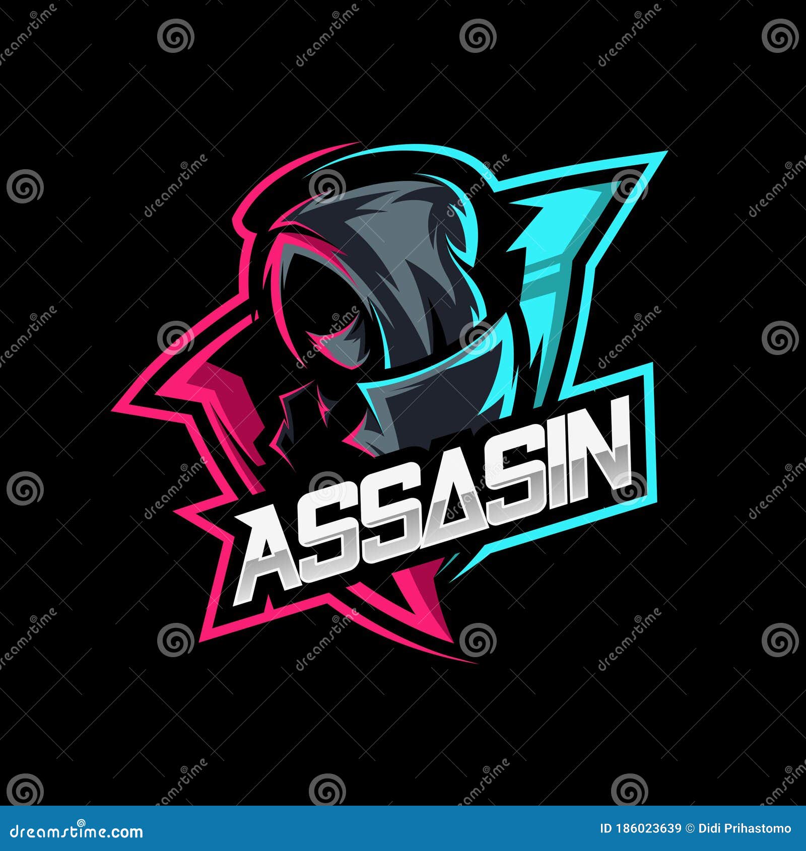 8,292 Assassin Logo Images, Stock Photos, 3D objects, & Vectors