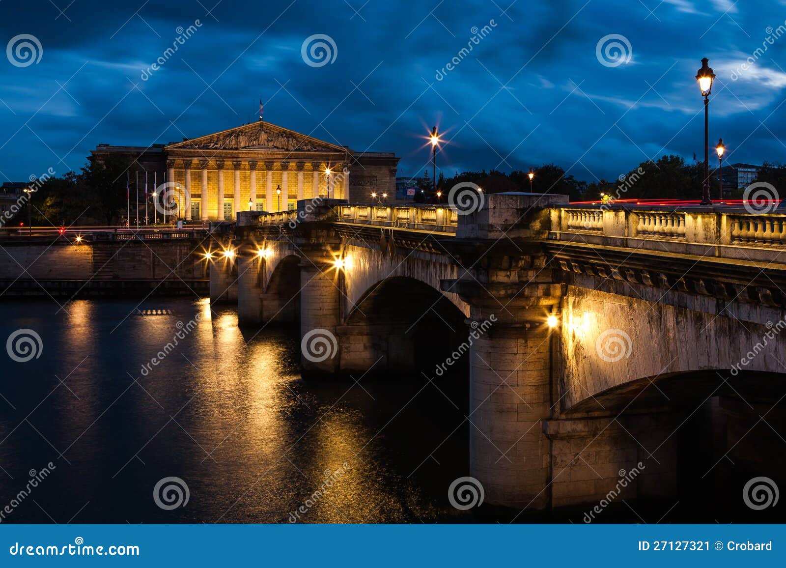 Assemblea Nazionale Francese, Parigi, Francia Immagine Stock Immagine