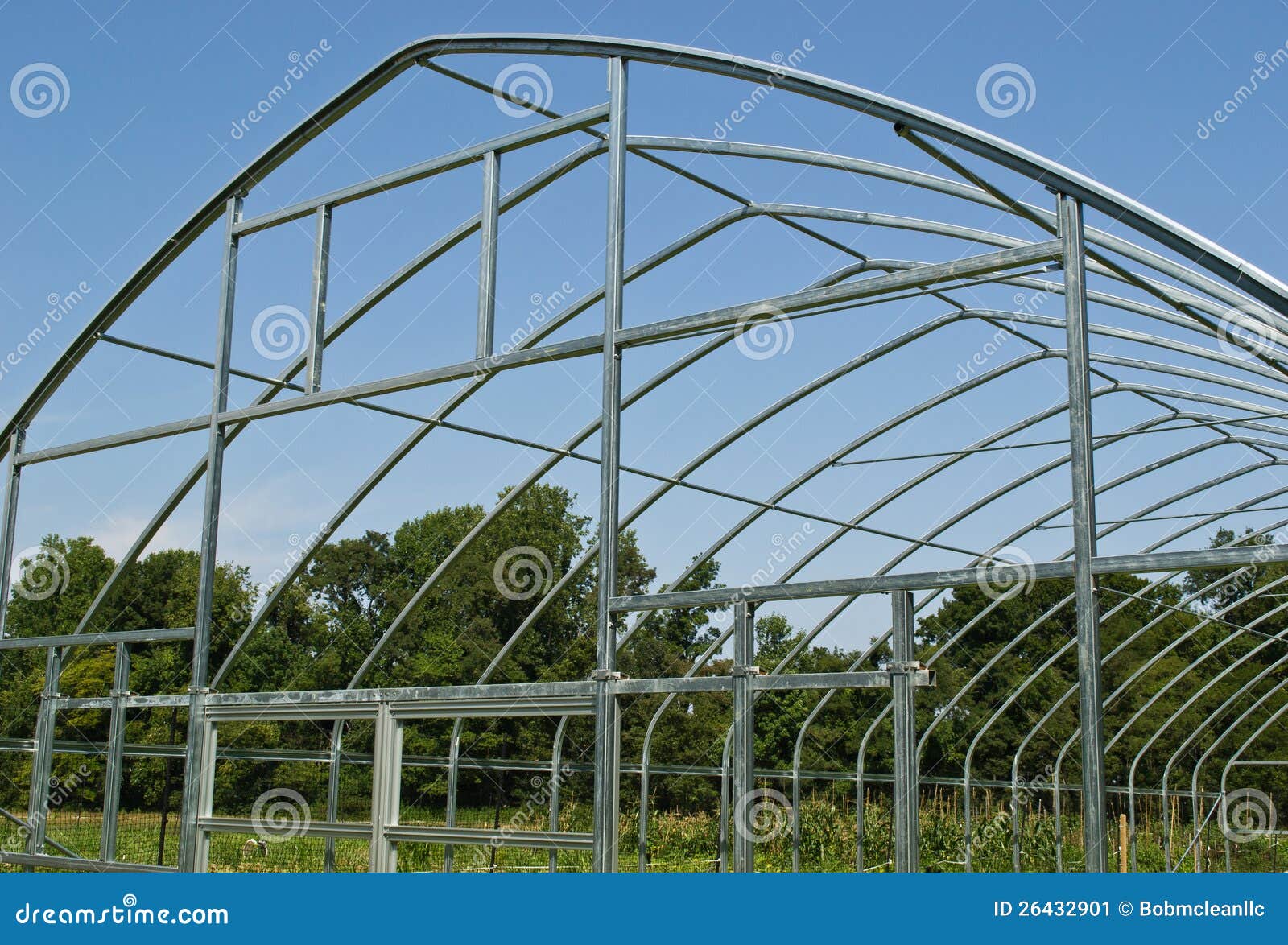 Assembling a Greenhouse stock image. Image of members 26432901