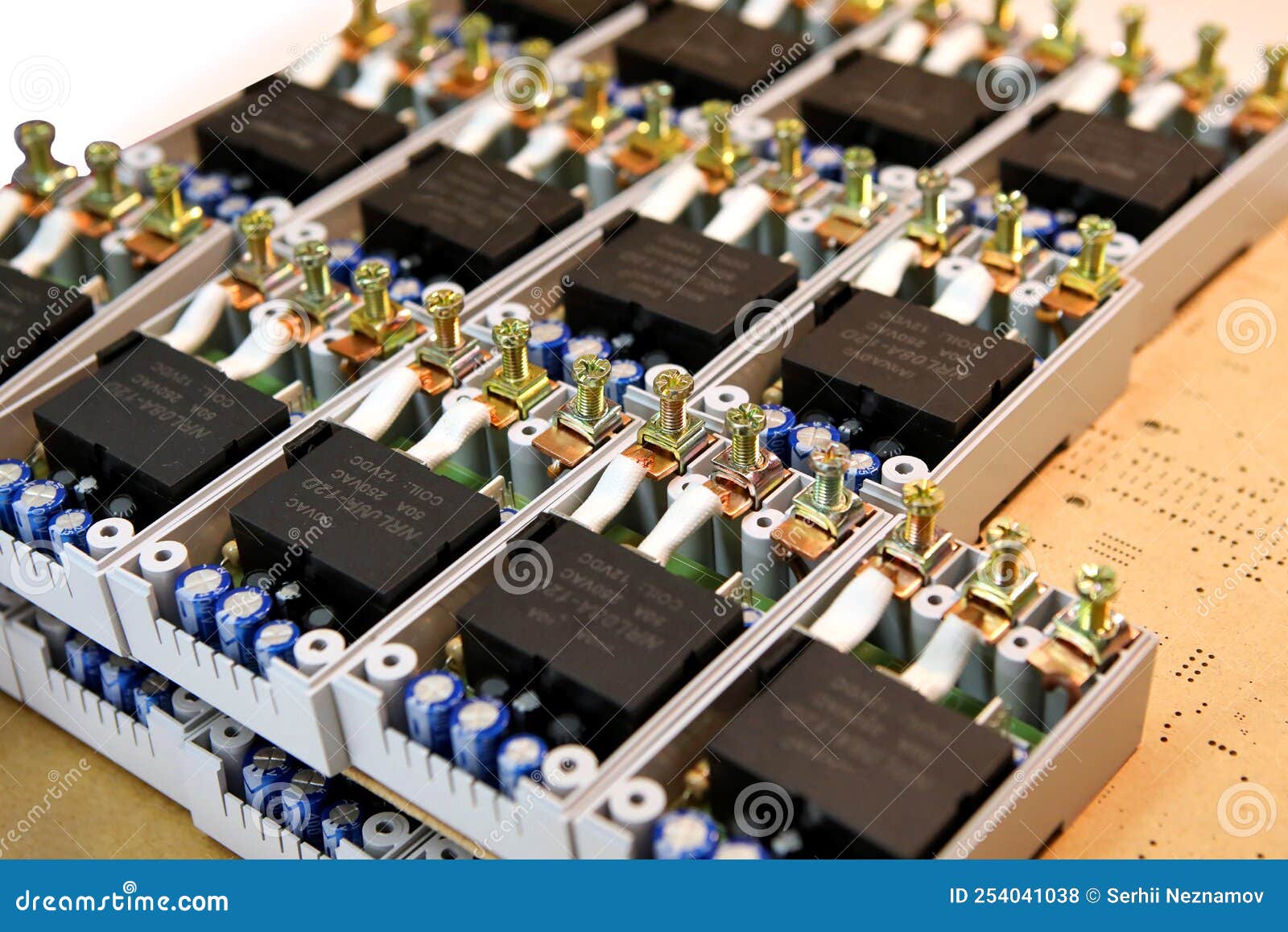 Assembly of Electronic Components for Voltage Relays. Manual Assembly of Electronic Components