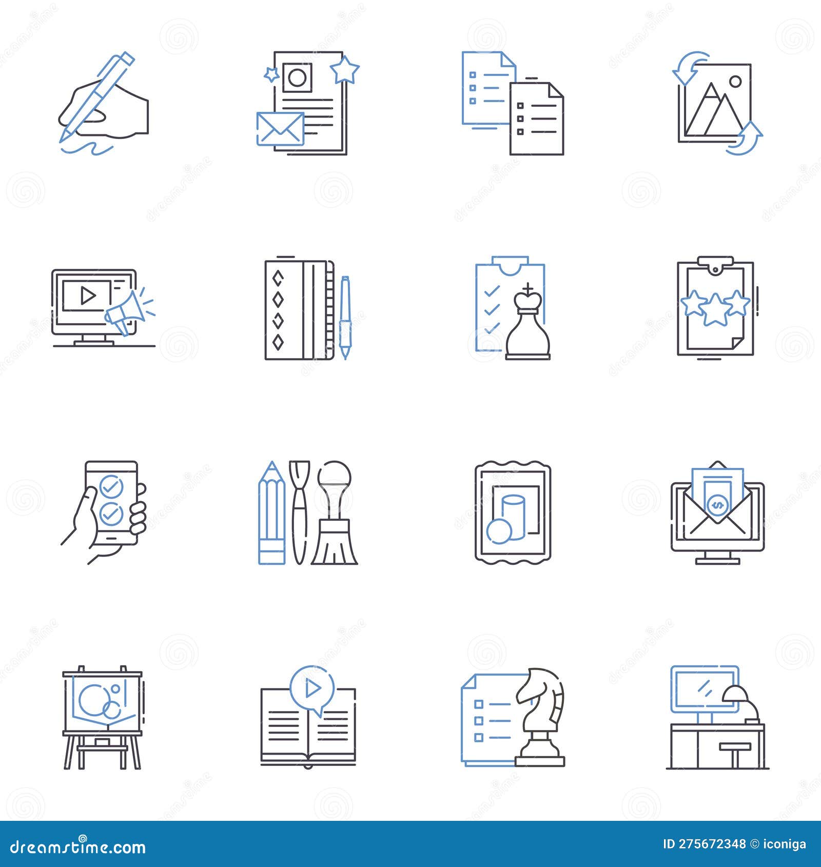 assembly line icons collection. build, construction, joinery, interlock, fit, assemble, connect  and linear
