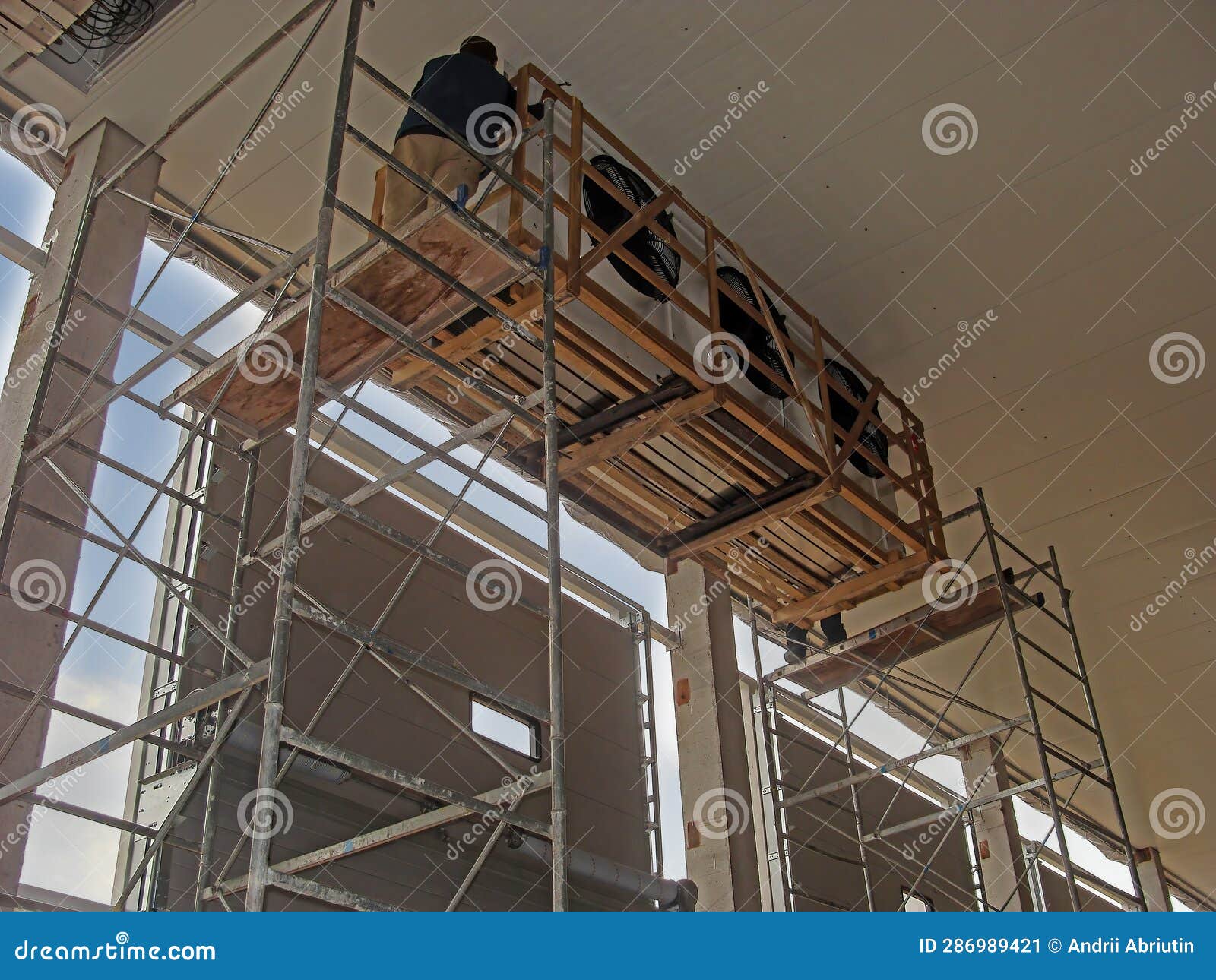 Assembly Works on the Installation of Industrial Air Conditioning, a