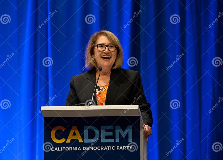 Assemblymember Eloise Gomez Reyes Speaking at the CADEM Endorsing