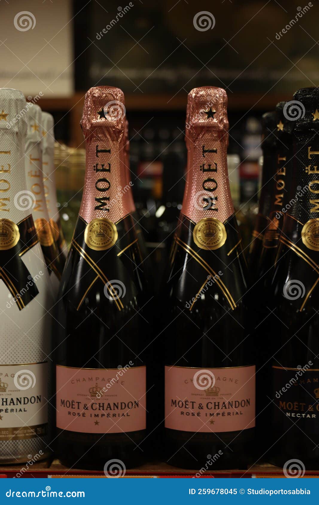 Assen, the Netherlands - May 13th, 2022: Moet Et Chandon Champagne in  Liquor Shop Editorial Image - Image of goods, display: 259678045