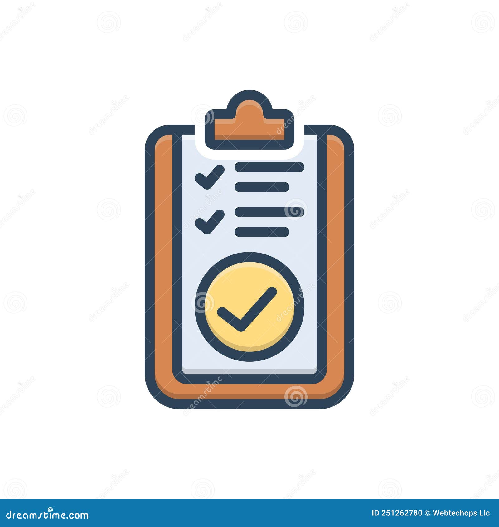 color  icon for assessed, appraise and check