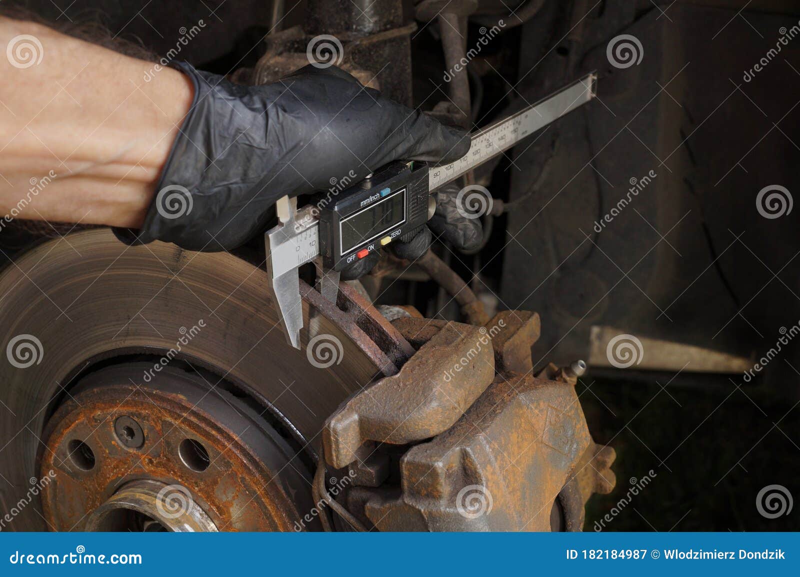 Brake Discs. Assessment of Technical Condition, Thickness Measurement