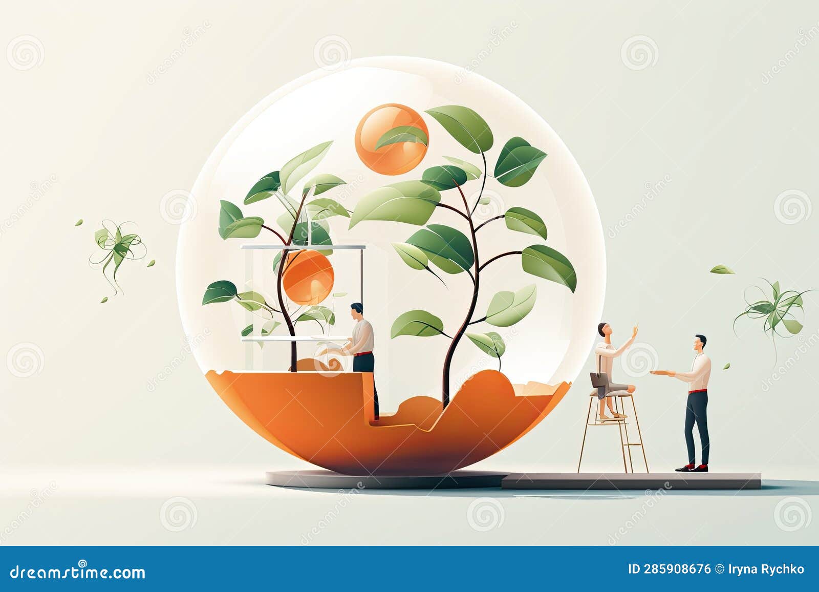 Assistance and Support in Business Sphere. Office Lifestyle, AI