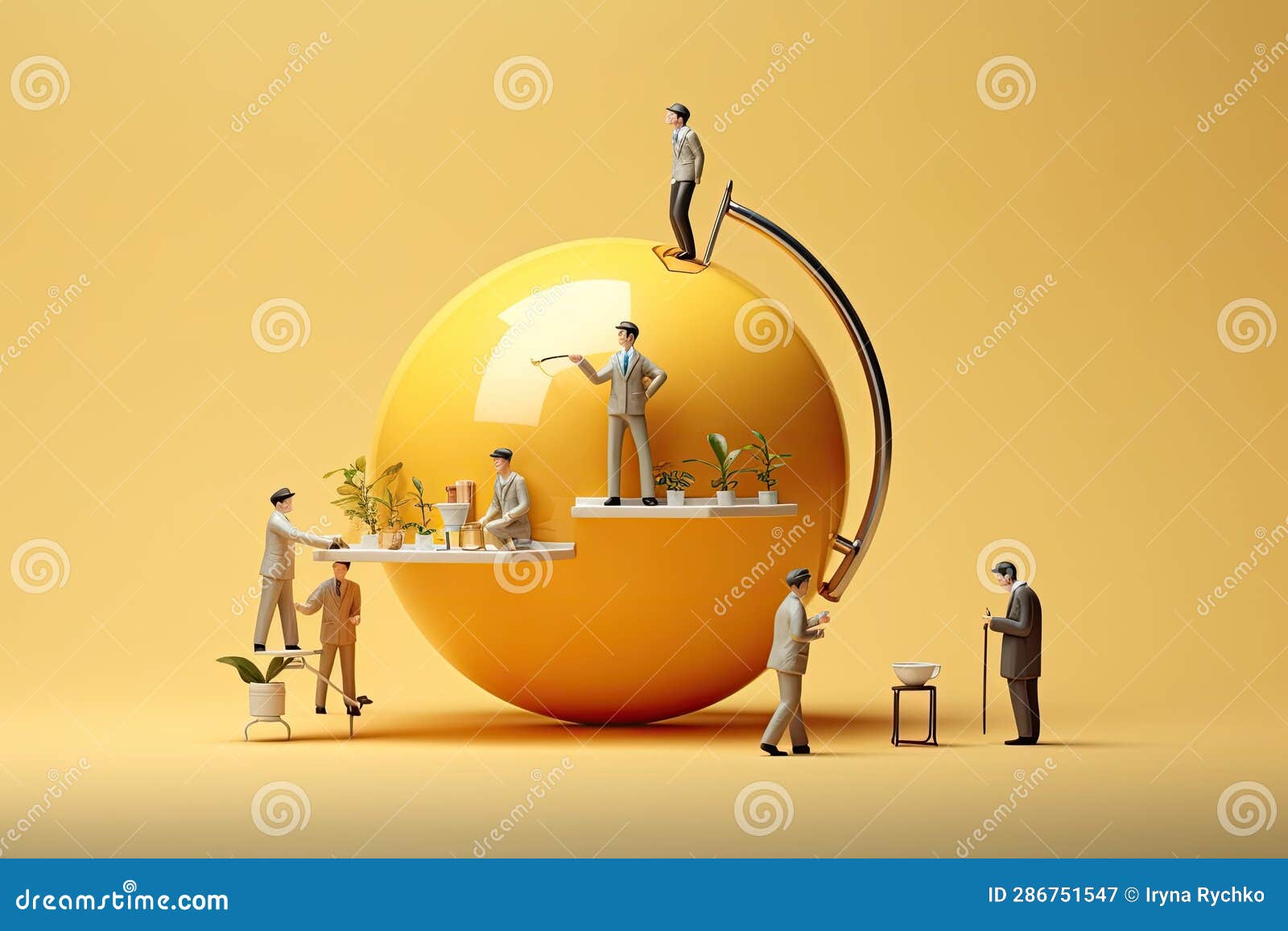 Assistance and Support in Business Sphere. Office Lifestyle, AI