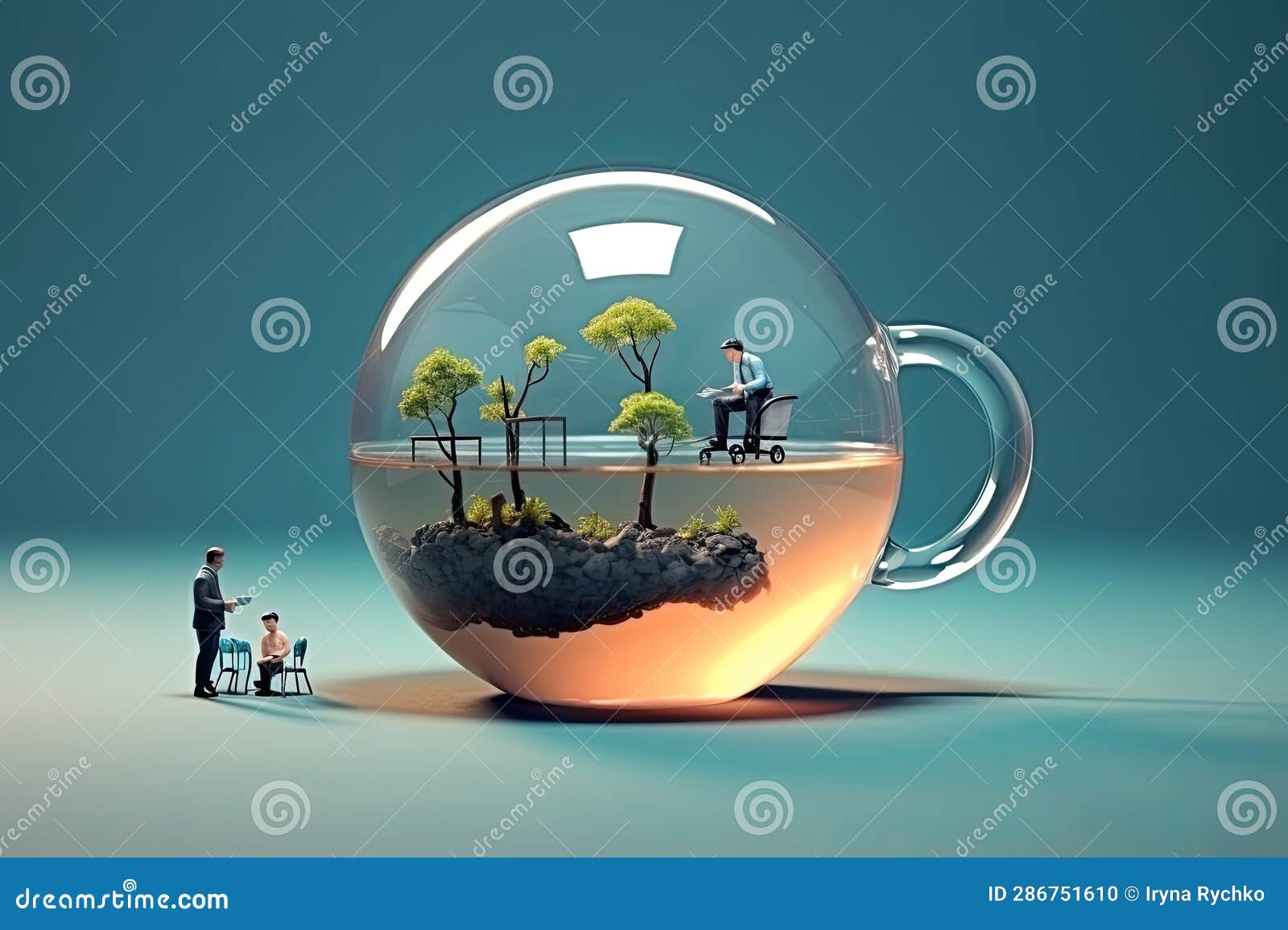 Assistance and Support in Business Sphere. Office Lifestyle, AI