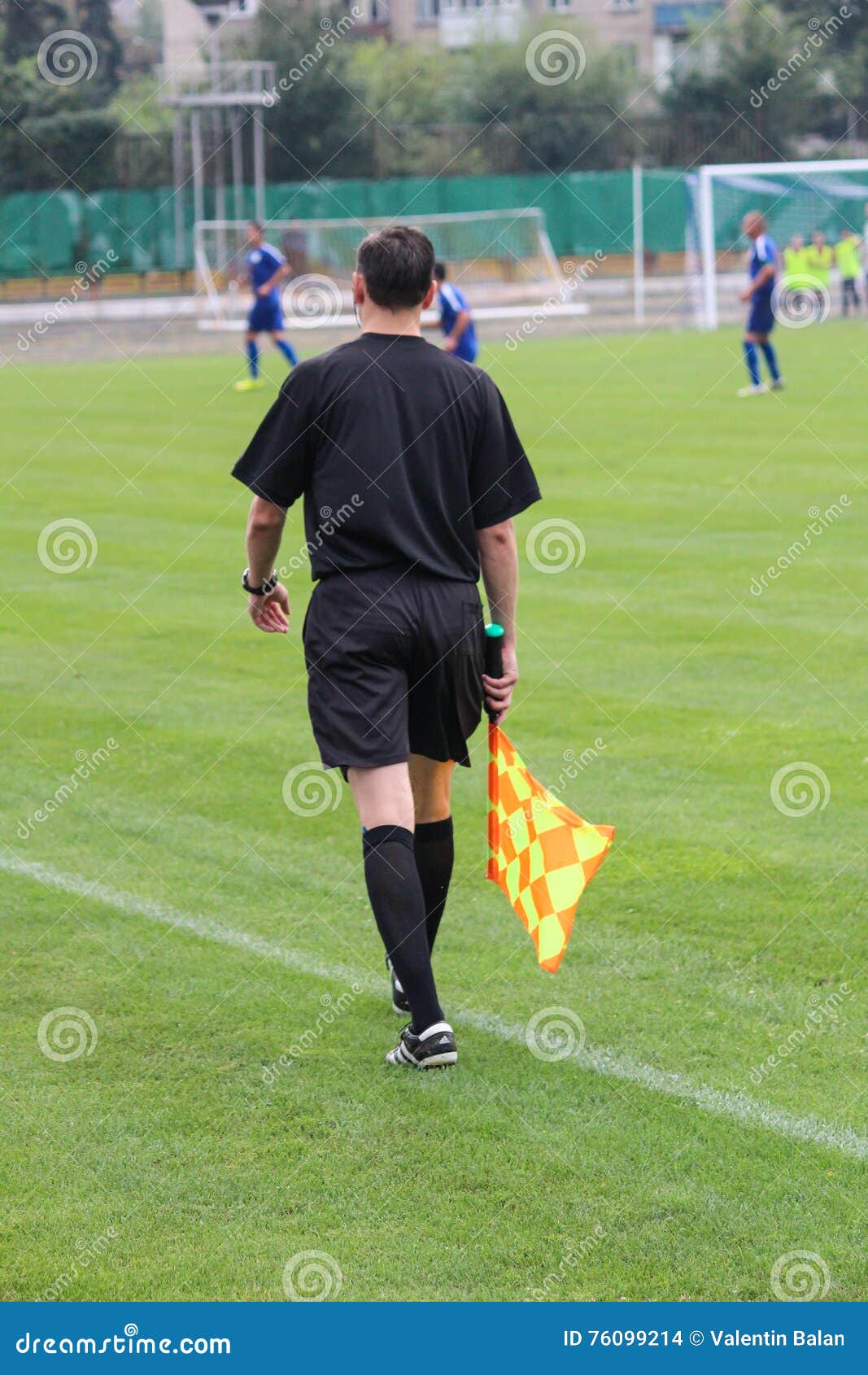 Assistant referee editorial stock image. Image of horizontal - 76099214