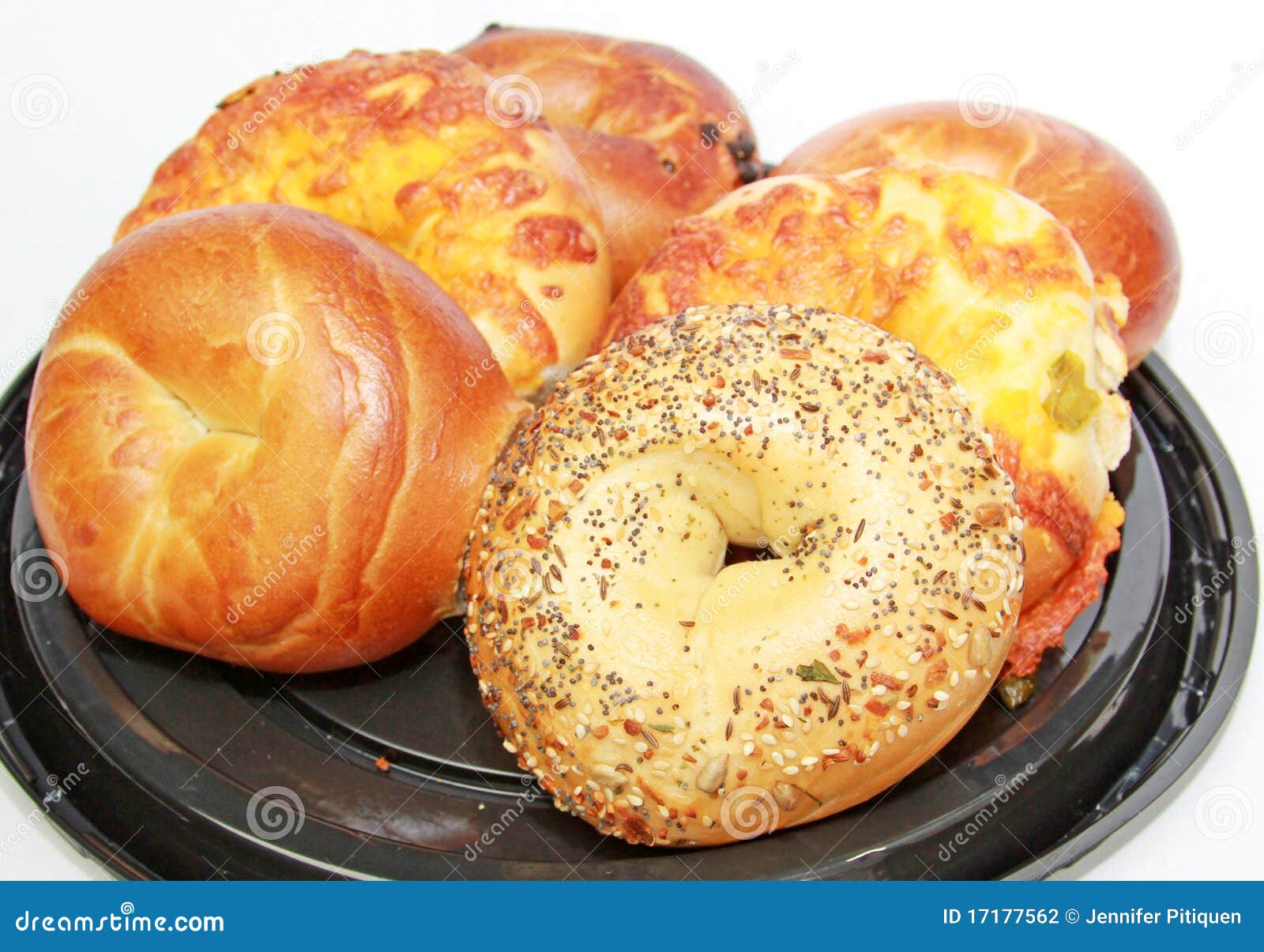 Assorted Bagels stock photo. Image of bistro, variety 17177562