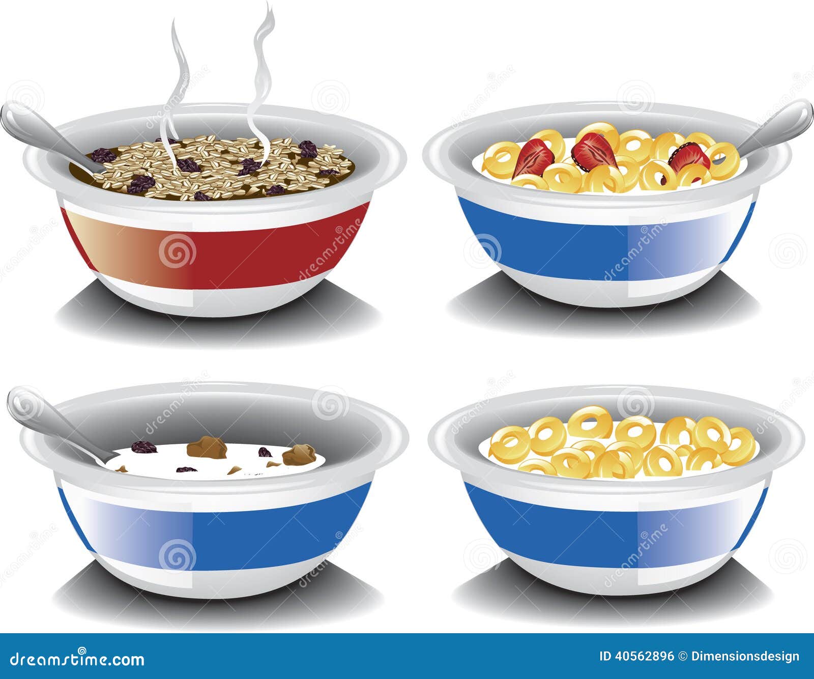 assorted breakfast cereals