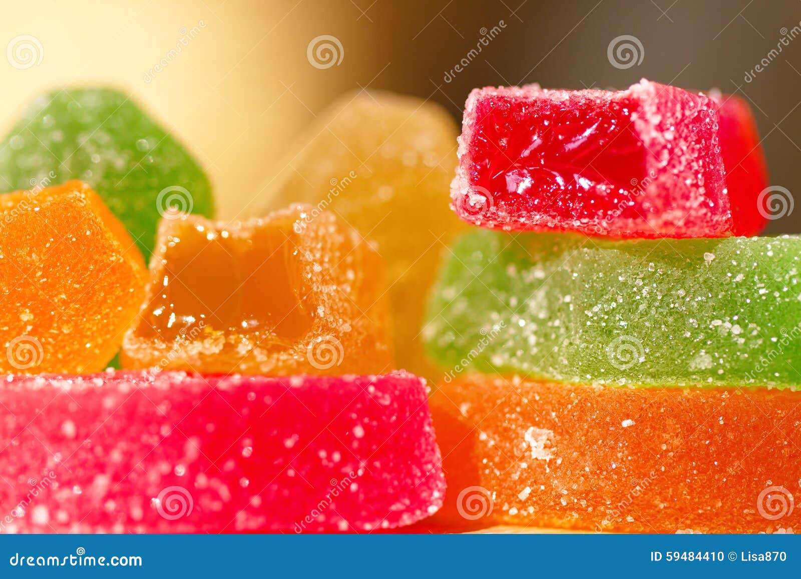 assorted candies marmalade