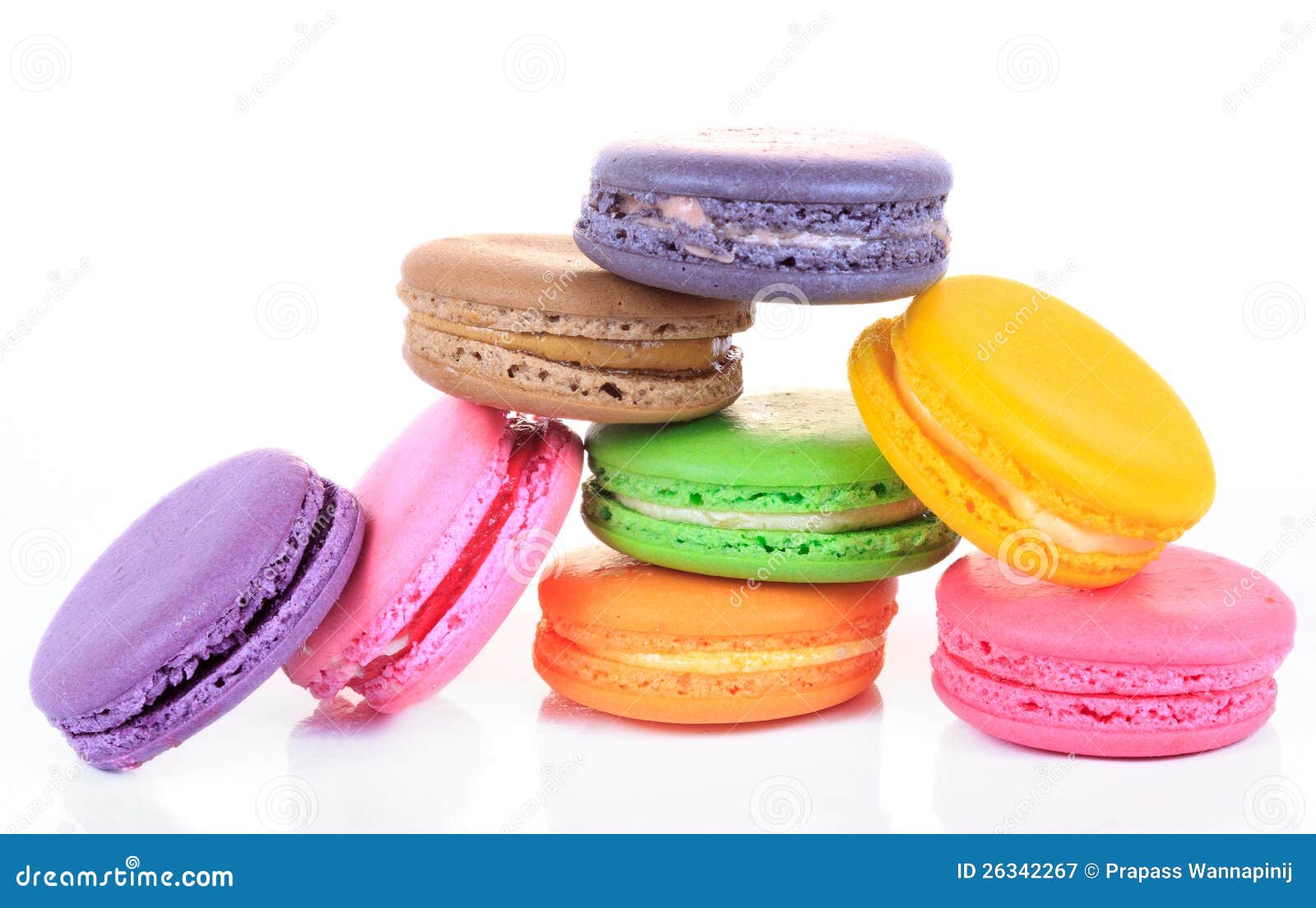 Assorted colorful macaroon stock image. Image of flavor - 26342267